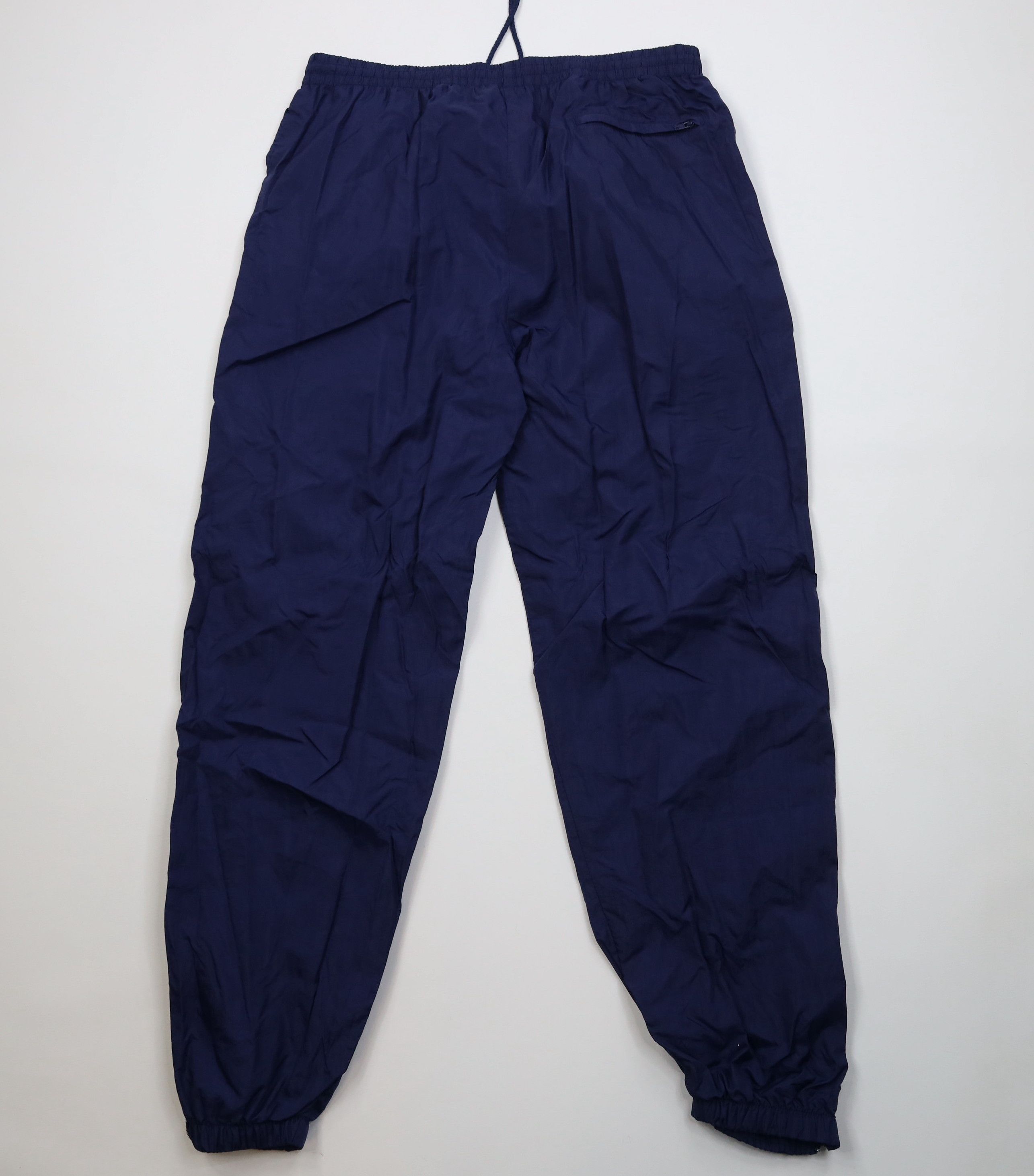 Vintage Vintage 90s Streetwear Lined Windbreaker Joggers Pants Blue Size US 36 / EU 52 - 11 Thumbnail