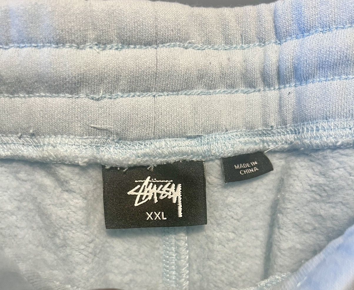 Stussy Authentic Stussy Stock Fleece shorts baby blue xxl cotton Size US 40 / EU 56 - 3 Thumbnail