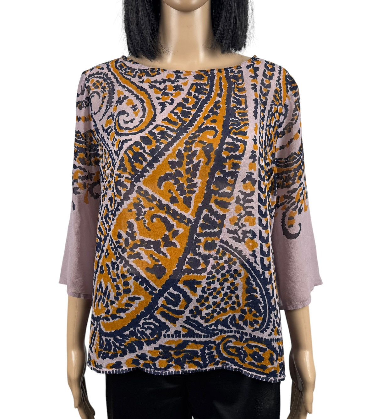 Dries Van Noten Dries Van Noten Silk Printed Blouse size 42 Size M / US 6-8 / IT 42-44 - 2 Thumbnail