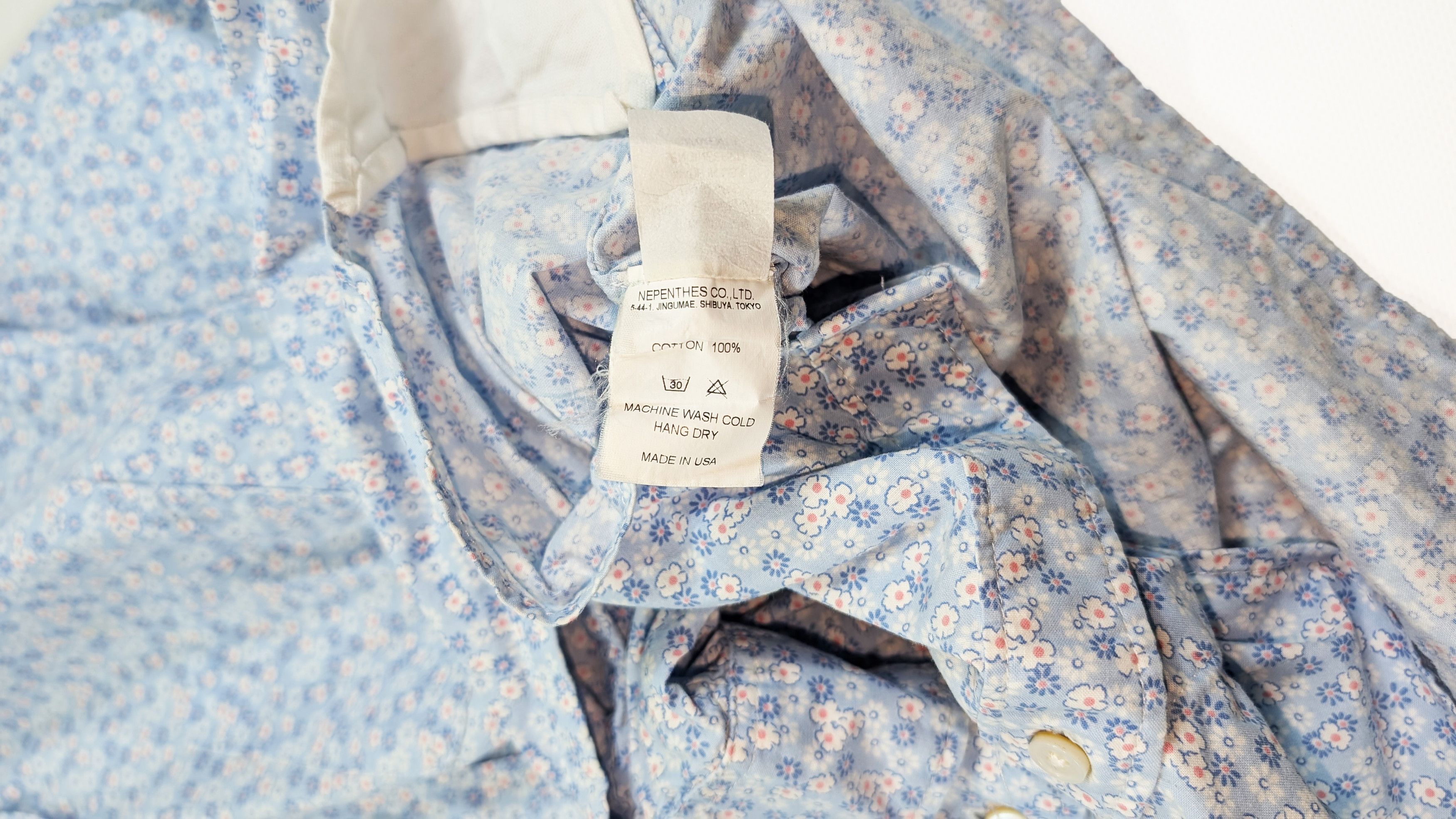 Engineered Garments Engineered Garments New York Multicolor Floral Cotton Shirt Size US M / EU 48-50 / 2 - 8 Thumbnail