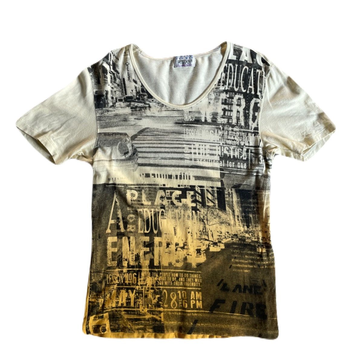 If Six Was Nine 2000s Japanese archive Vkei Poem Gradation Tee Y2K Gyaruo Size US S / EU 44-46 / 1 - 2 Thumbnail