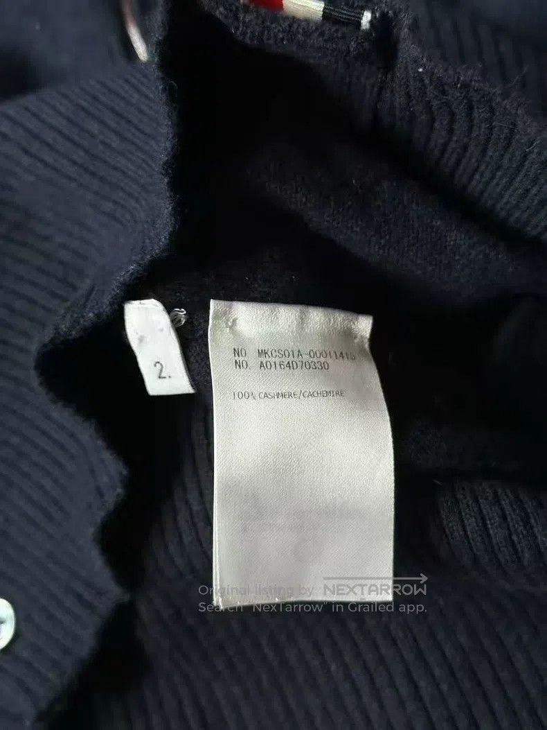 Thom Browne Thom Browne Blue cashmere cardigan Size US M / EU 48-50 / 2 - 4 Thumbnail