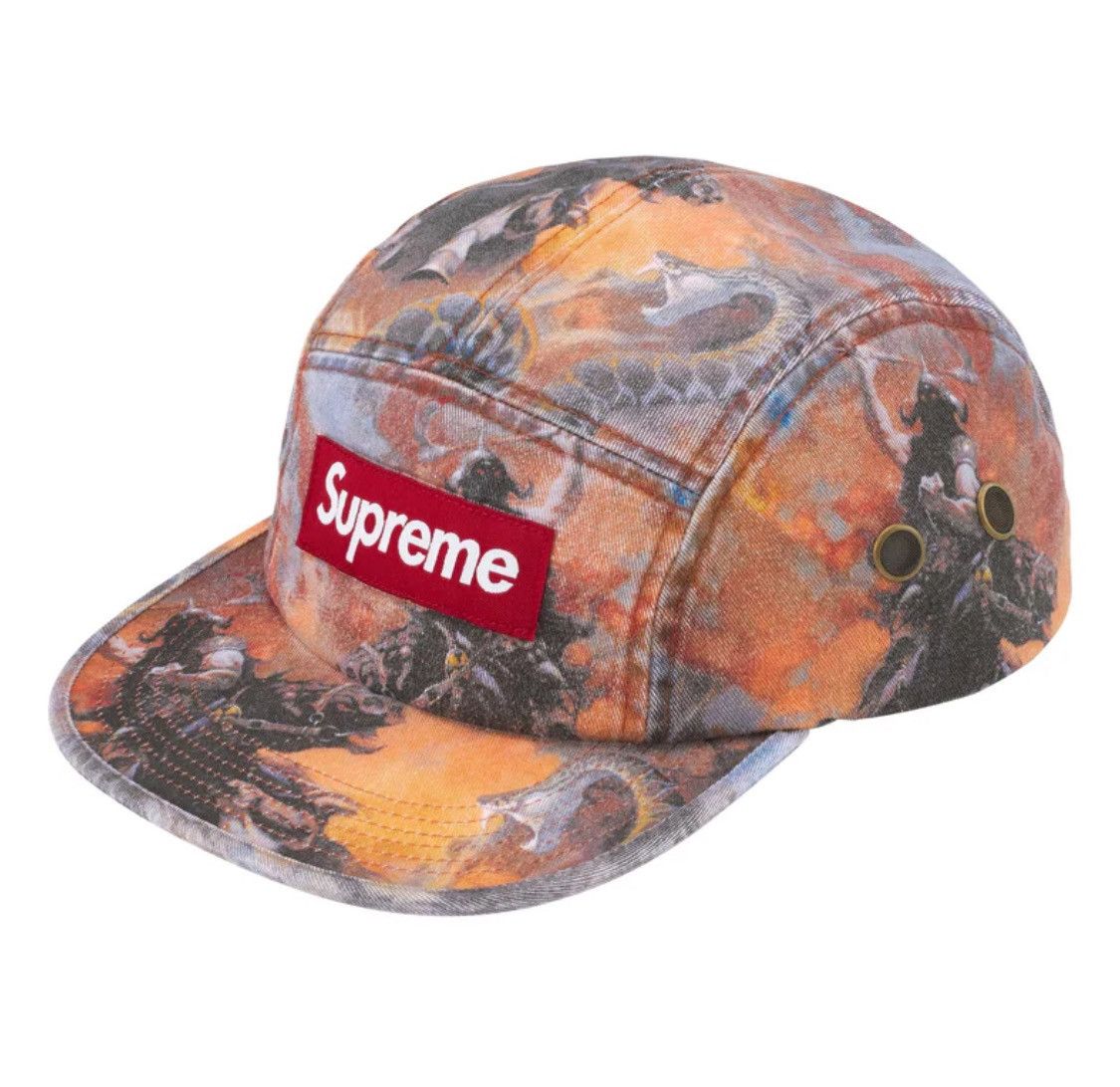 Supreme Supreme Frank Frazetta Camp Cap Orange Size ONE SIZE - 1 Thumbnail