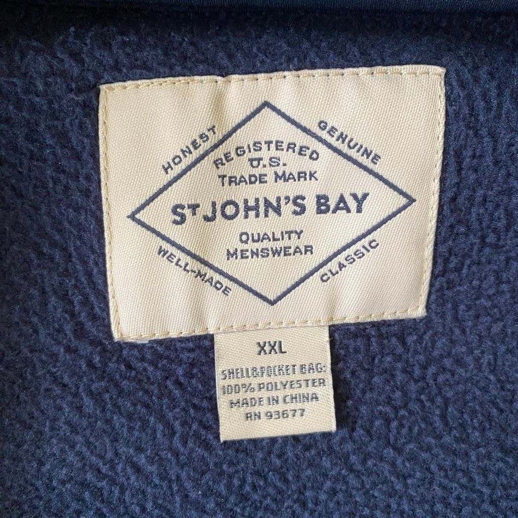St. Johns Bay St John’s Bay men XXL full zip mock collar lightweight jacke Size US XXL / EU 58 / 5 - 9 Thumbnail