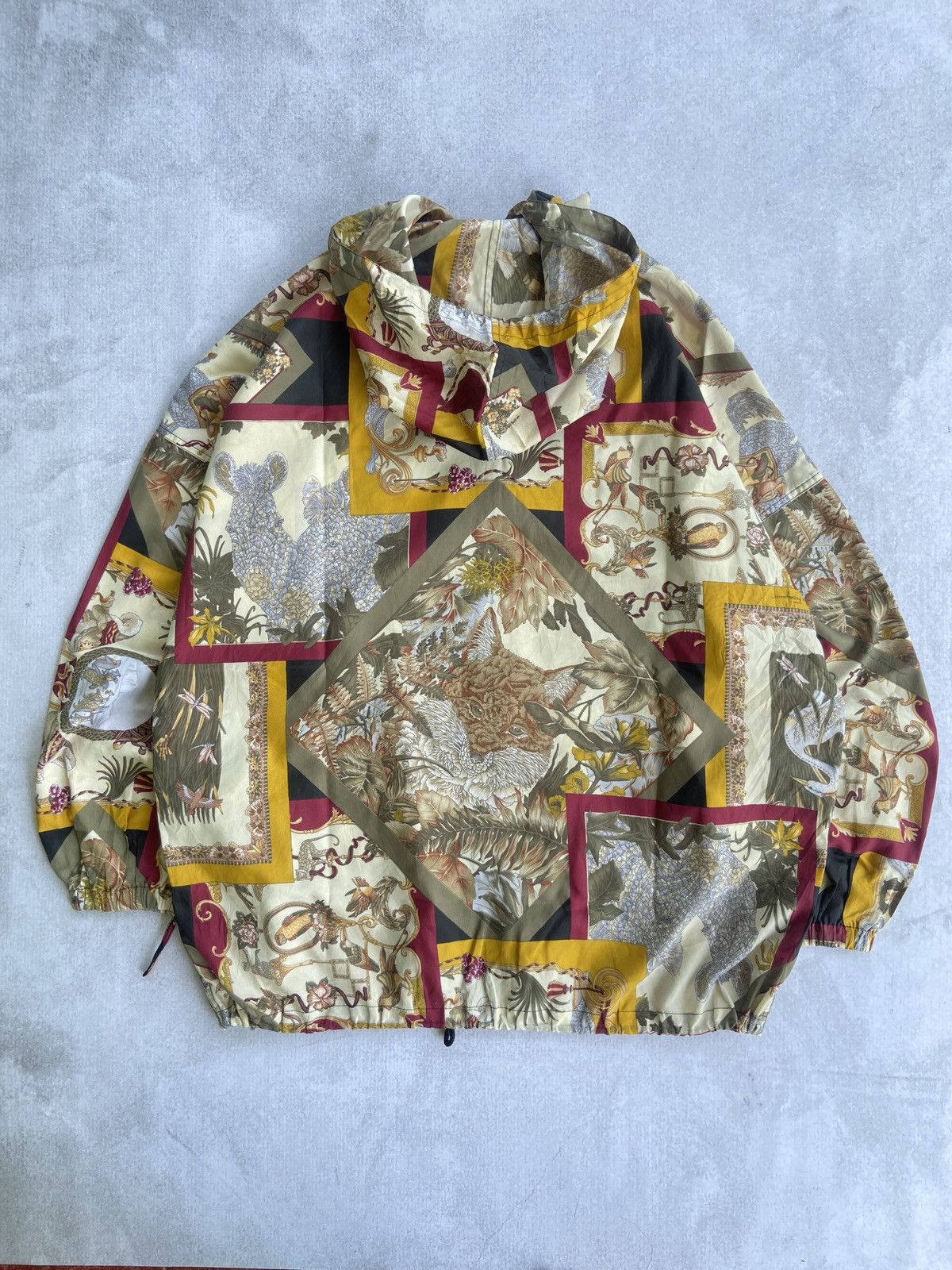 Salvatore Ferragamo Vintage Salavatore Ferragamo Full Print jacket Silk Size US XL / EU 56 / 4 - 2 Thumbnail