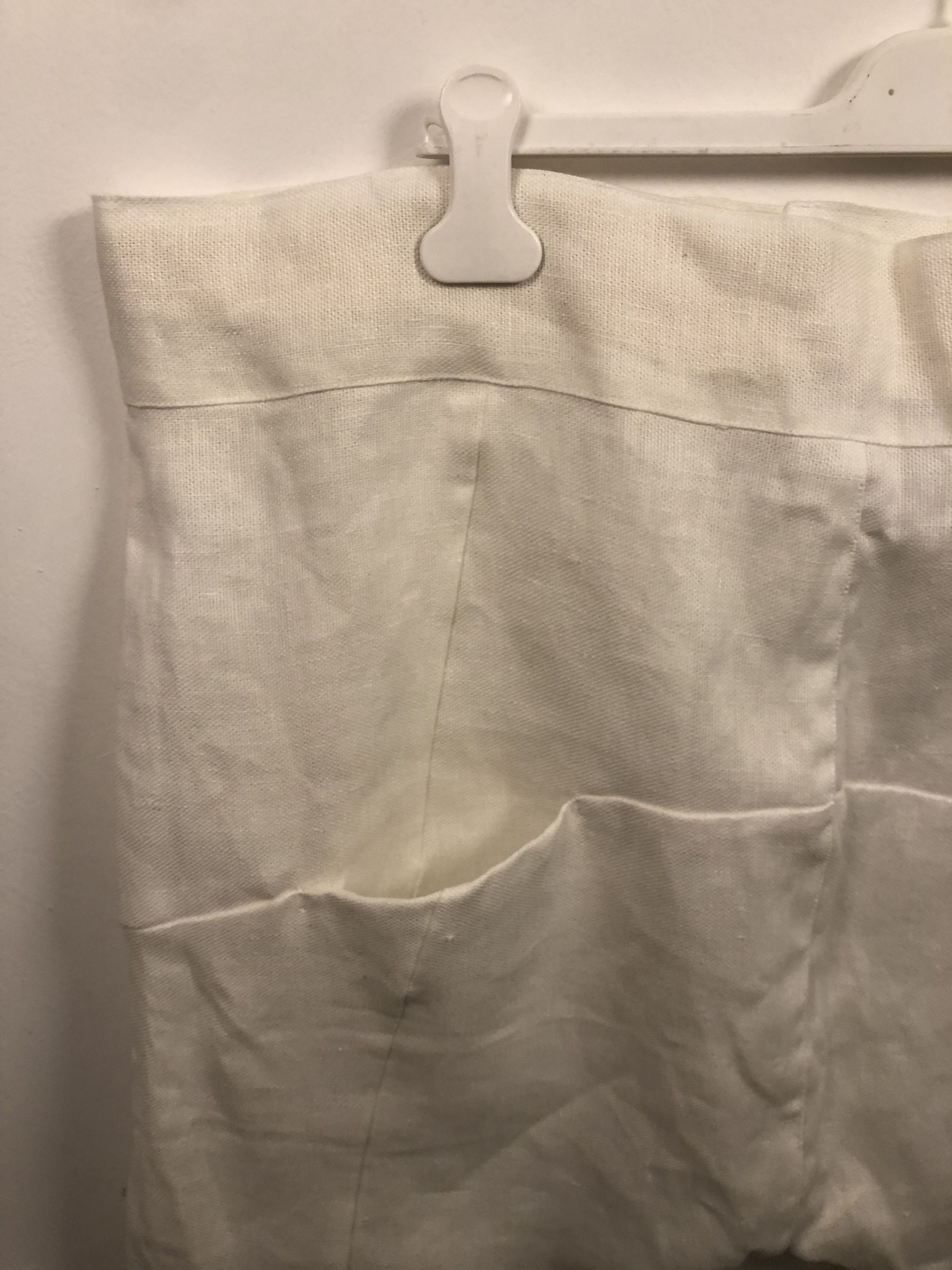 Mavranyma MAVRANYMA - Heavy linen cropped pants Size US 32 / EU 48 - 4 Thumbnail