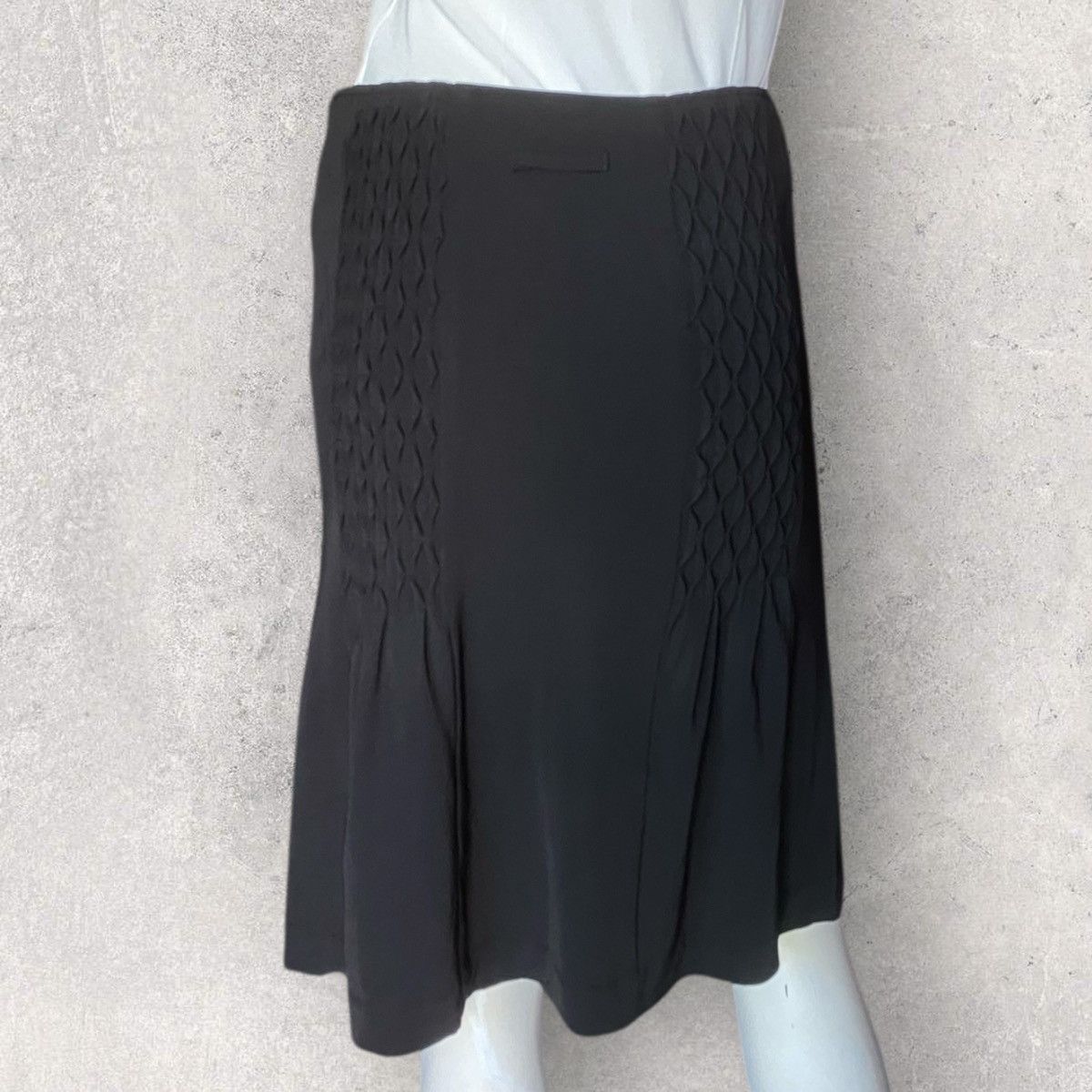 Jean Paul Gaultier JPG Smocking Pattern Skirt Size 28" / US 6 / IT 42 - 4 Thumbnail