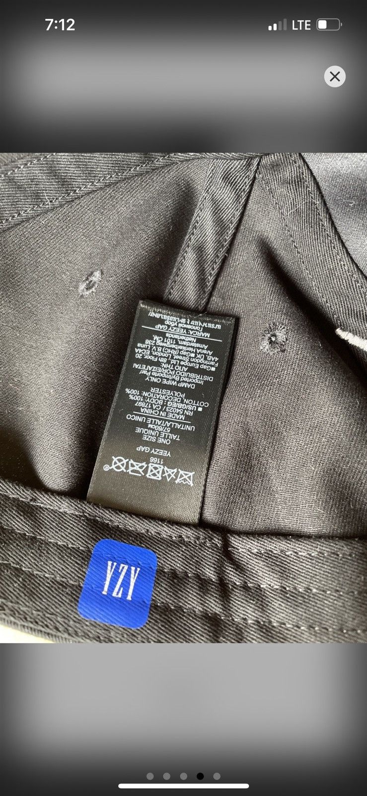 Yeezy YZY GAP HAT Size ONE SIZE - 4 Thumbnail