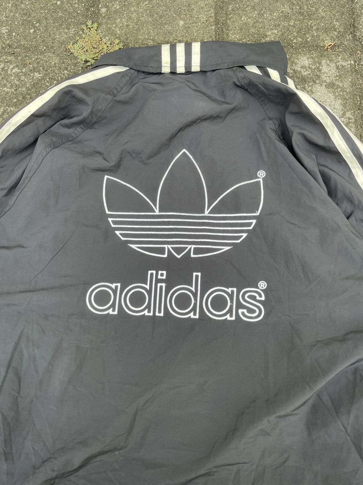 Adidas × Vintage Vintage Windbreaker Adidas Trifoil Size US XL / EU 56 / 4 - 3 Thumbnail