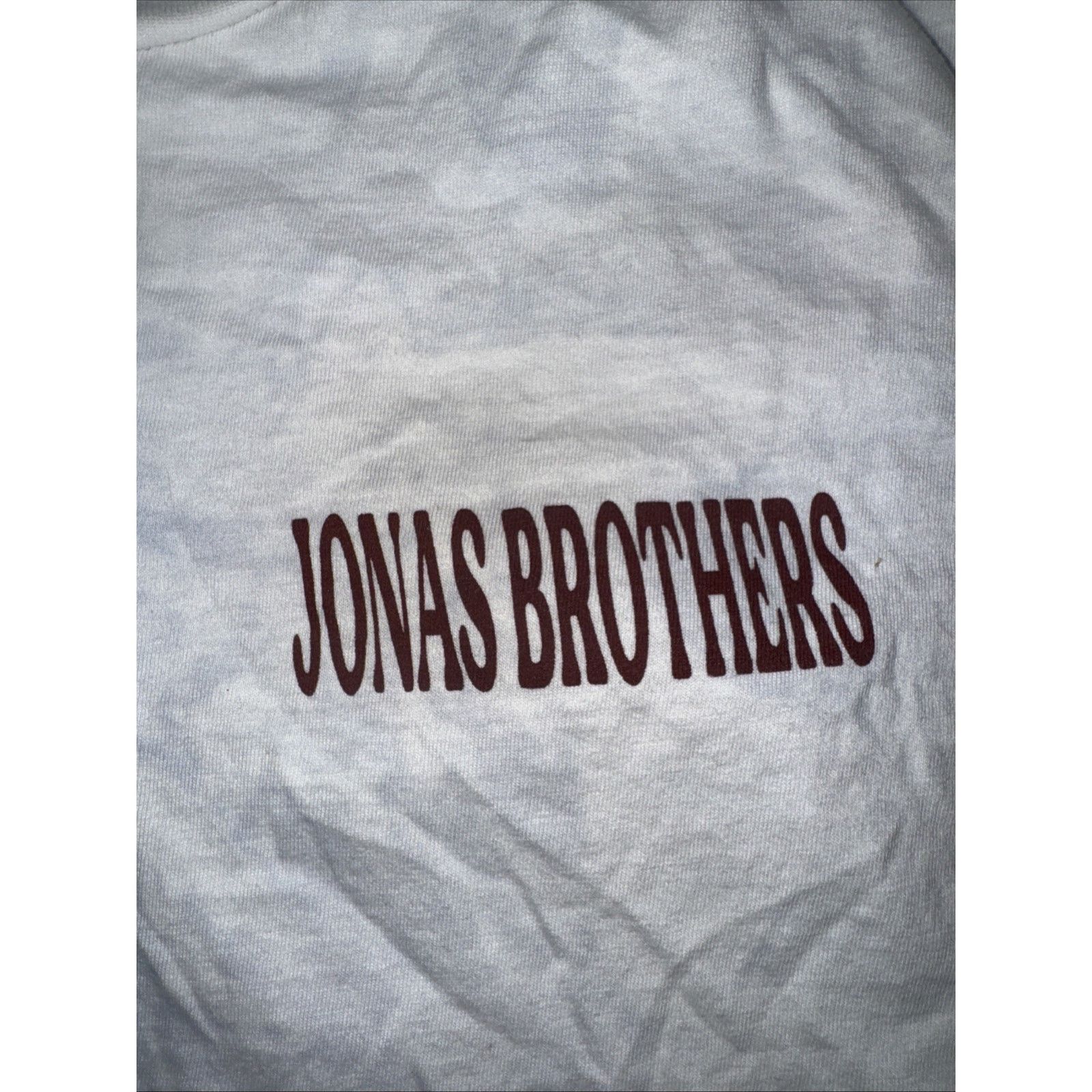 Band Tees Jonas Brothers Band Tee White Graphic T-Shirt Medium 19x26 Size US M / EU 48-50 / 2 - 5 Thumbnail