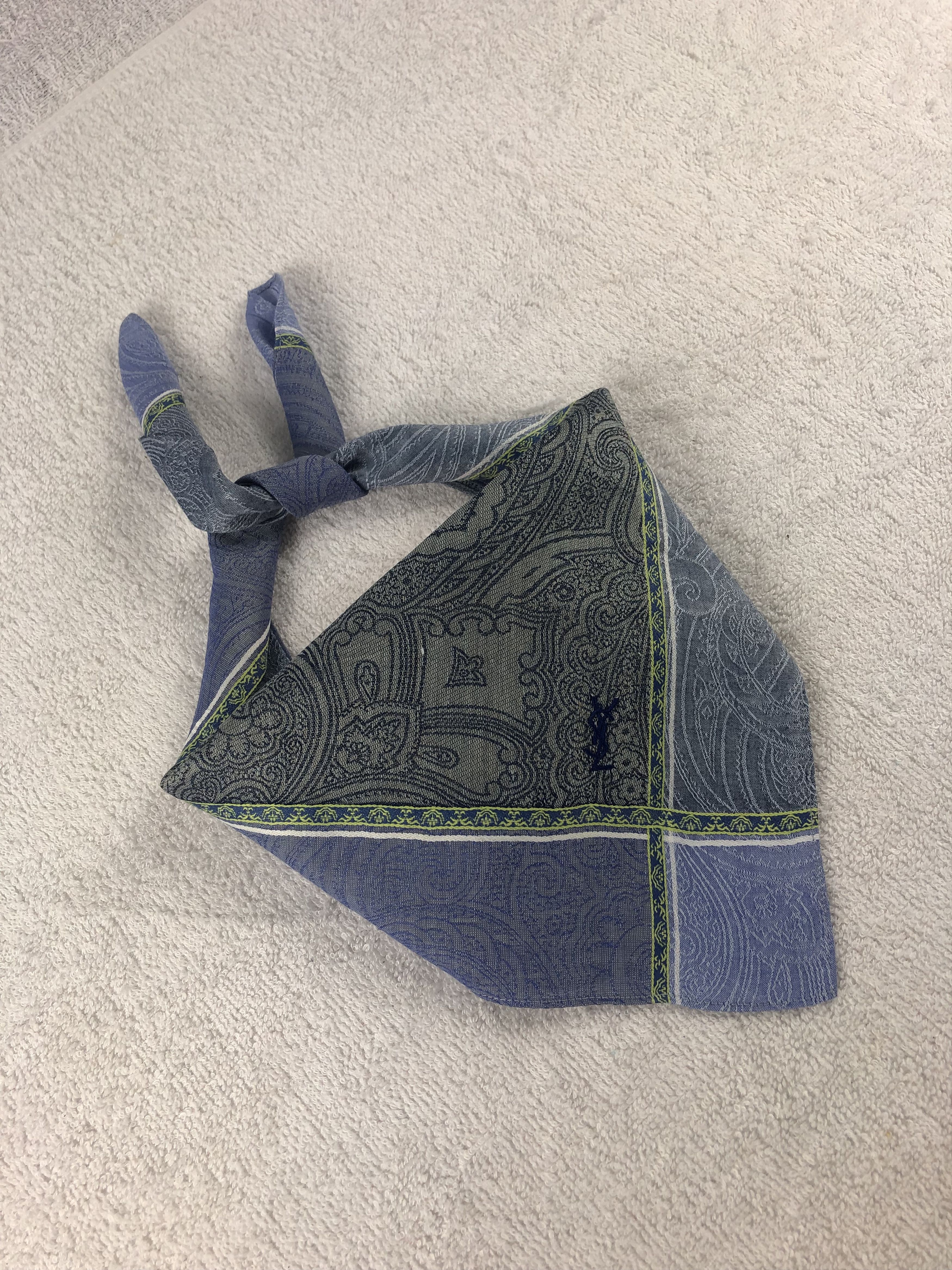 Yves Saint Laurent Yves Saint Laurent Handkerchief / Bandana / Neckerchief Size ONE SIZE - 1 Thumbnail