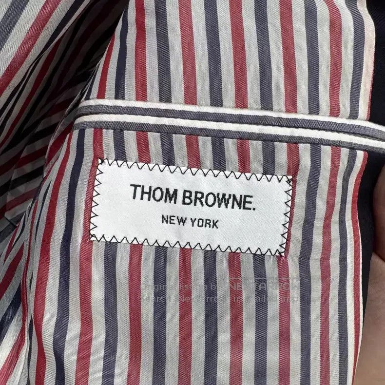 Thom Browne Thom Browne Gold Button Colorful Shoulder Pad Wool Coat Size US XS / EU 42 / 0 - 7 Thumbnail