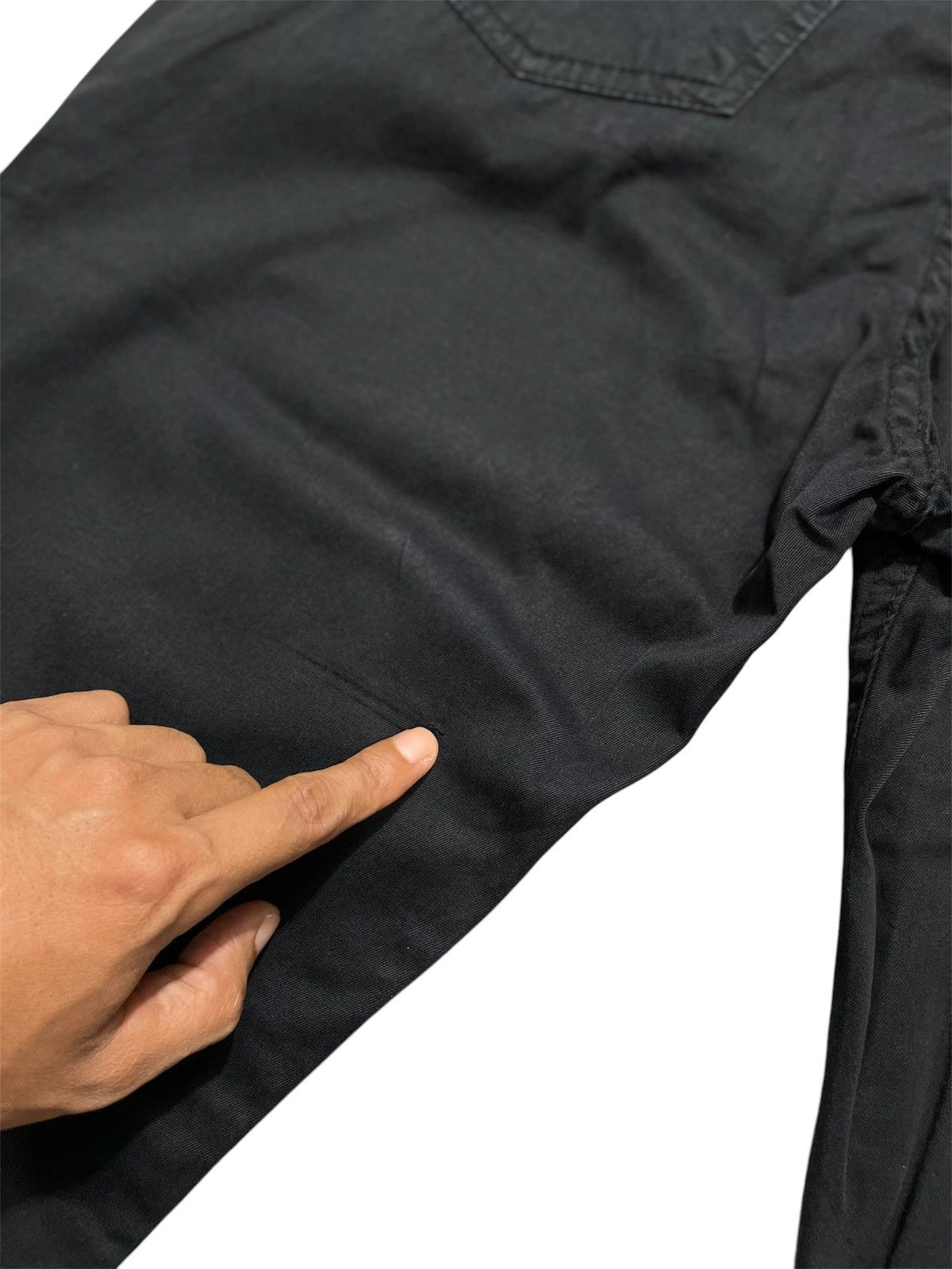 W&LT × Walter Van Beirendonck Walter Van Beirendonck - Black Chino Pants Size US 31 - 6 Thumbnail