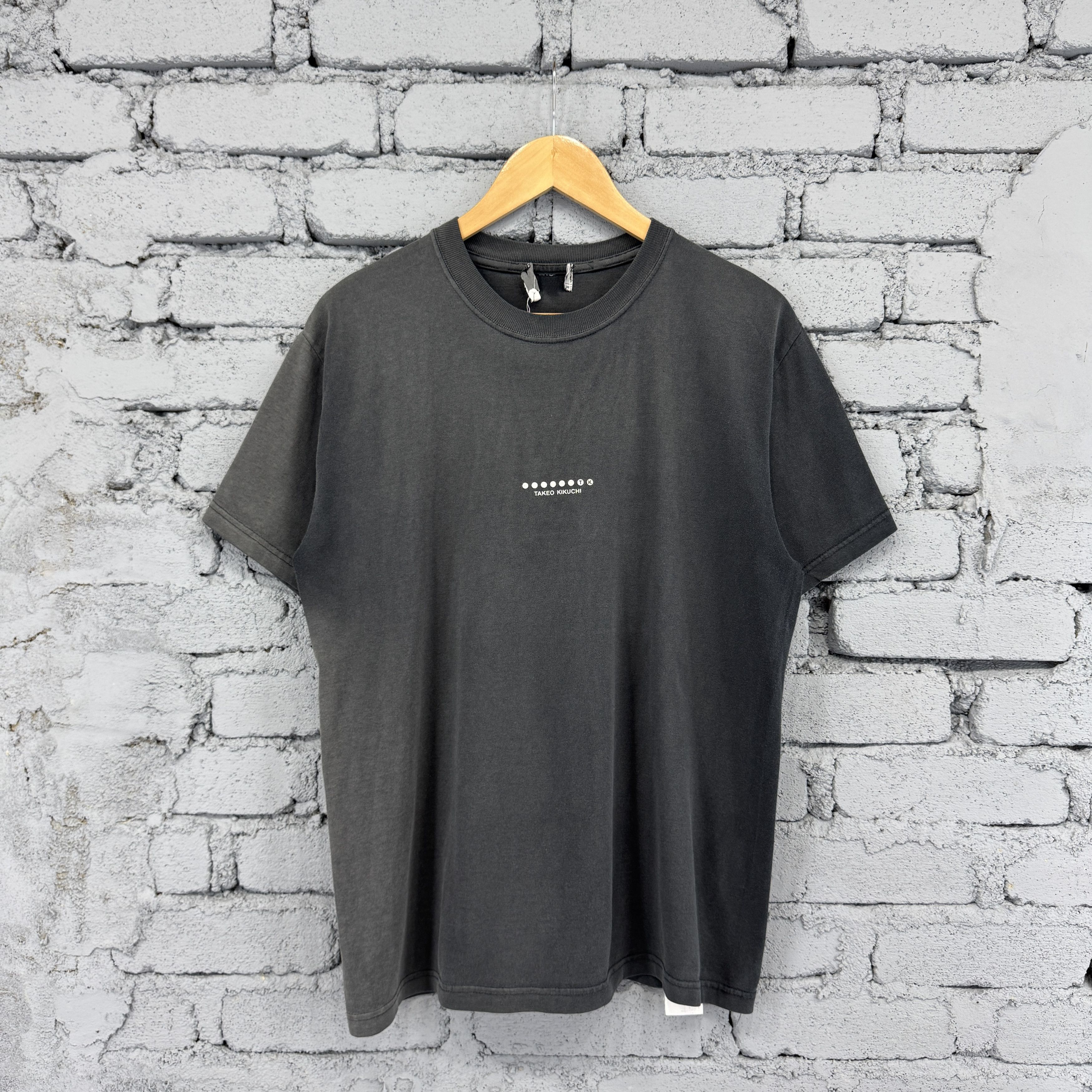 Takeo Kikuchi Vintage Sunfaded Takeo Kikuchi Center Chest Logo Tshirt Size US M / EU 48-50 / 2 - 1 Thumbnail