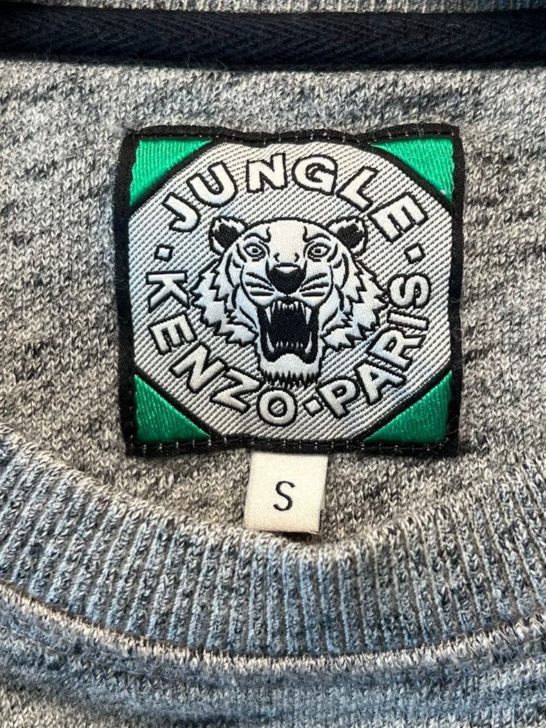 Kenzo Kenzo Grey lady's hoodie with tiger head embroidery Size S / US 4 / IT 40 - 3 Thumbnail
