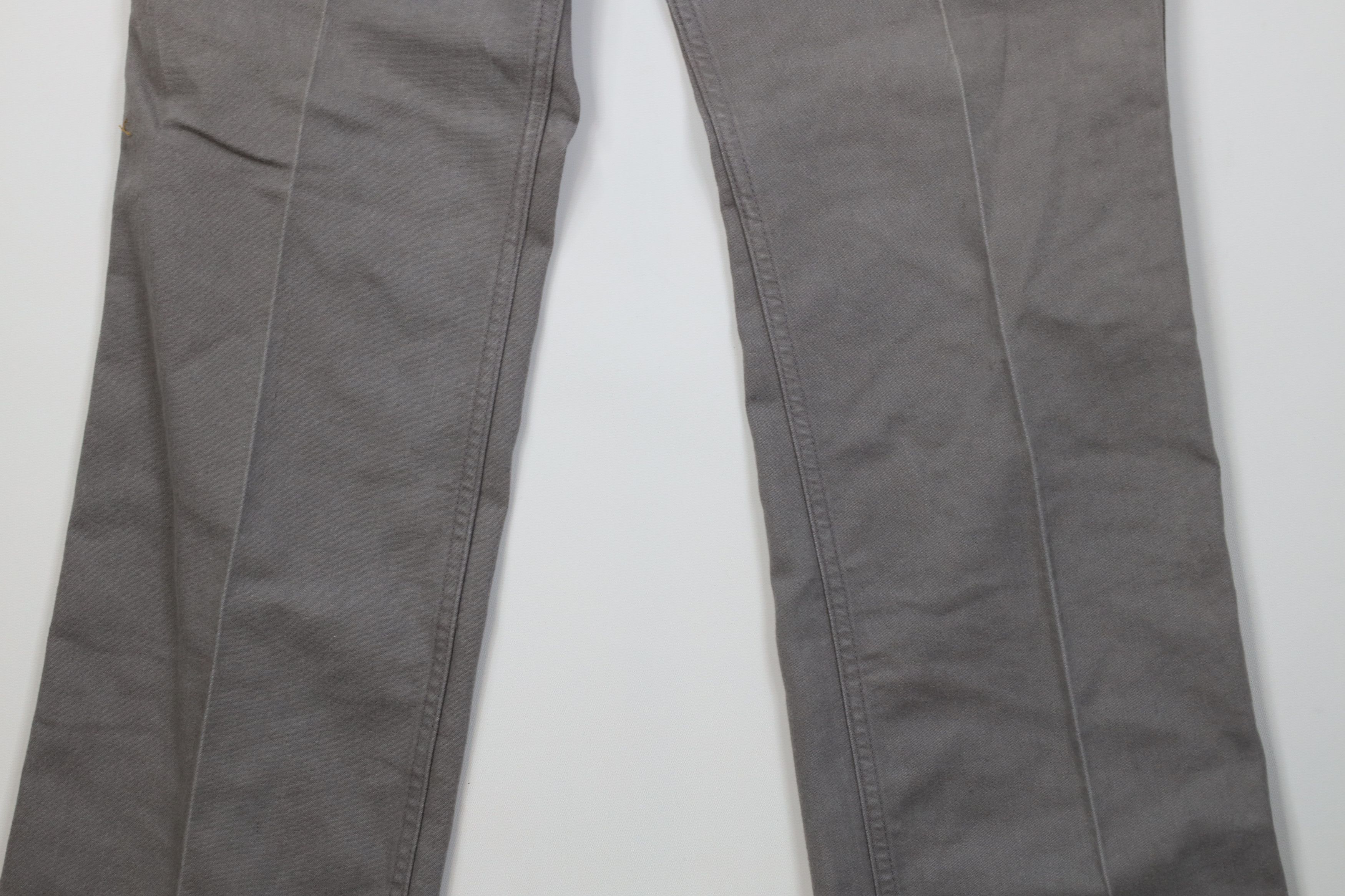 Levi's Vintage Y2K Levis Flared Bootcut Chamois Cloth Pants Gray Size US 34 / EU 50 - 3 Thumbnail