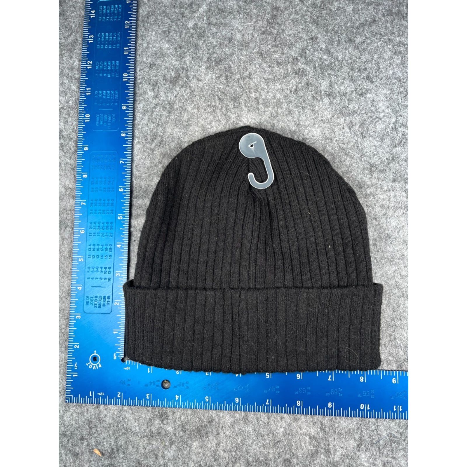 Vintage Time And Tru Beanie Womens One Size Black Knit Polyester Blend Ski NEW Size ONE SIZE - 4 Thumbnail