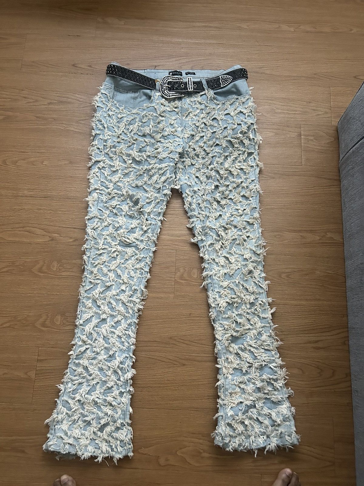 Other LIGHT BLUE FUZZY DENIM Size US 36 / EU 52 - 1 Thumbnail
