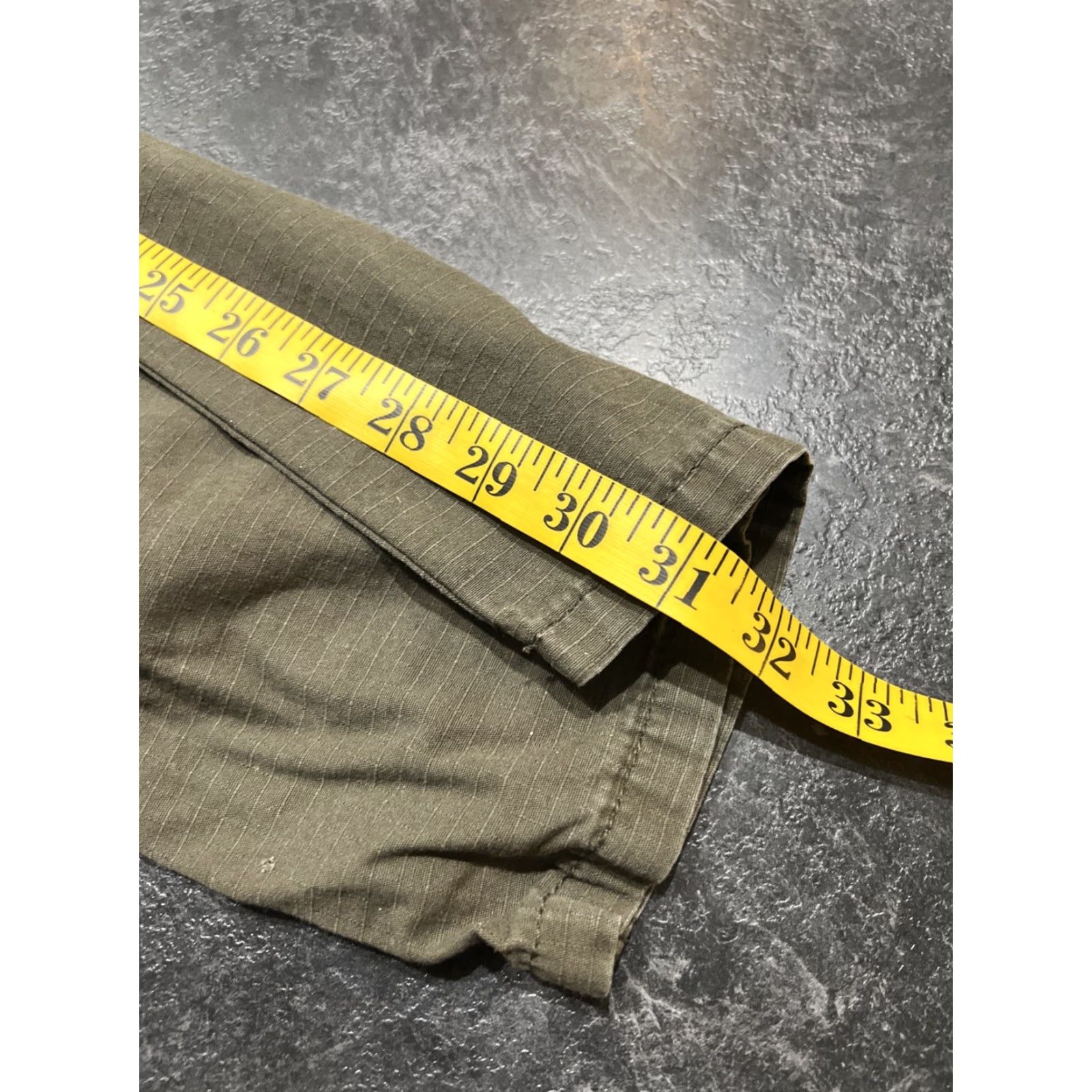 Wrangler VINTAGE Wrangler Cargo Pants Mens 40x31 Green Ripstop Canvas Baggy Workwear Y2K Size US 40 / EU 56 - 6 Thumbnail