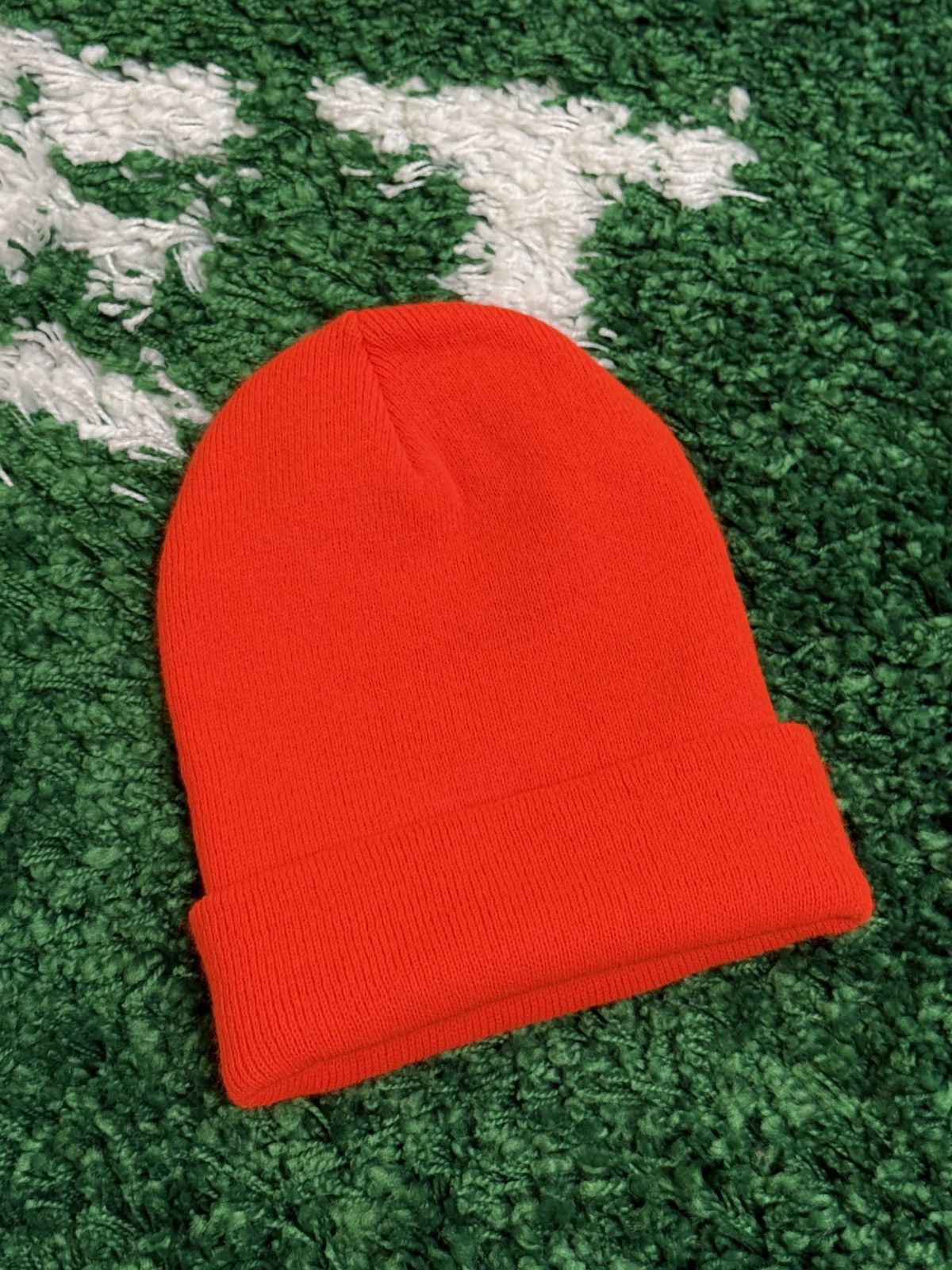 Gnarcotic Gnarcotic Safety Neon Orange Script Embroidered Beanie Size ONE SIZE - 2 Thumbnail