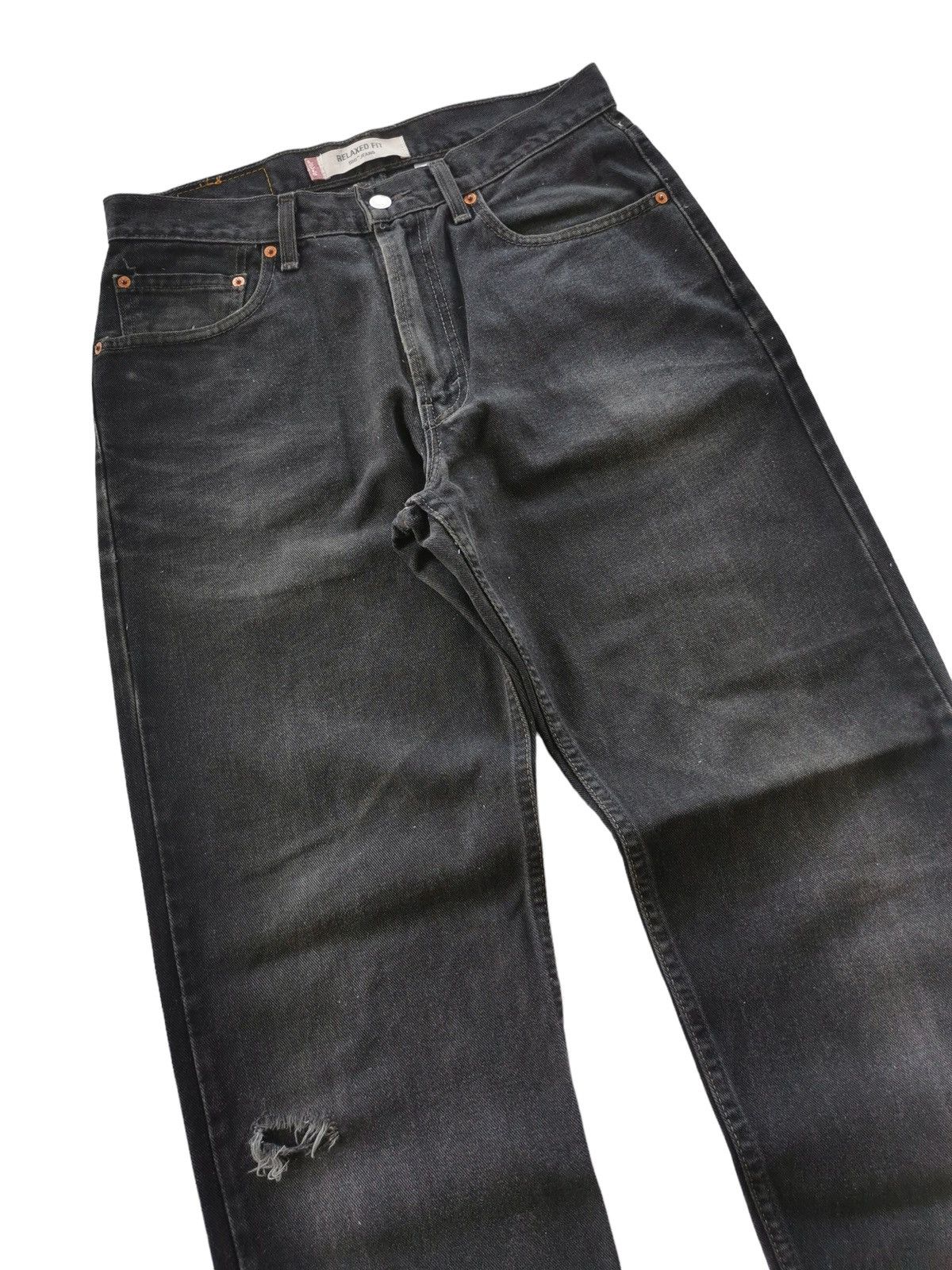 Jean Vintage Levis 550 Relaxed Jeans Size 32x40.5 Size US 32 / EU 48 - 4 Thumbnail