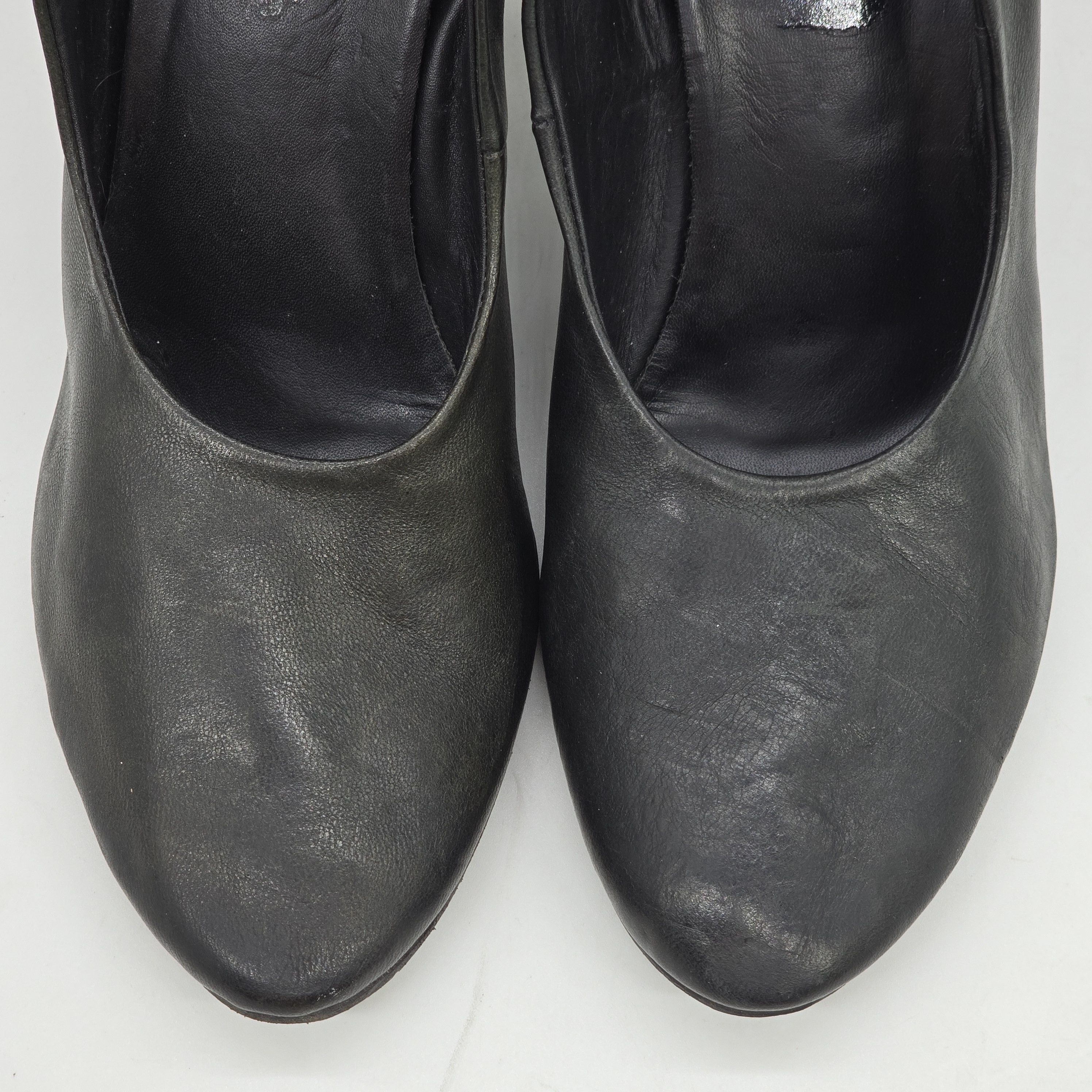 Marsell Marsell - Winged Block Heel Pumps Size US 7.5 / IT 37.5 - 5 Thumbnail