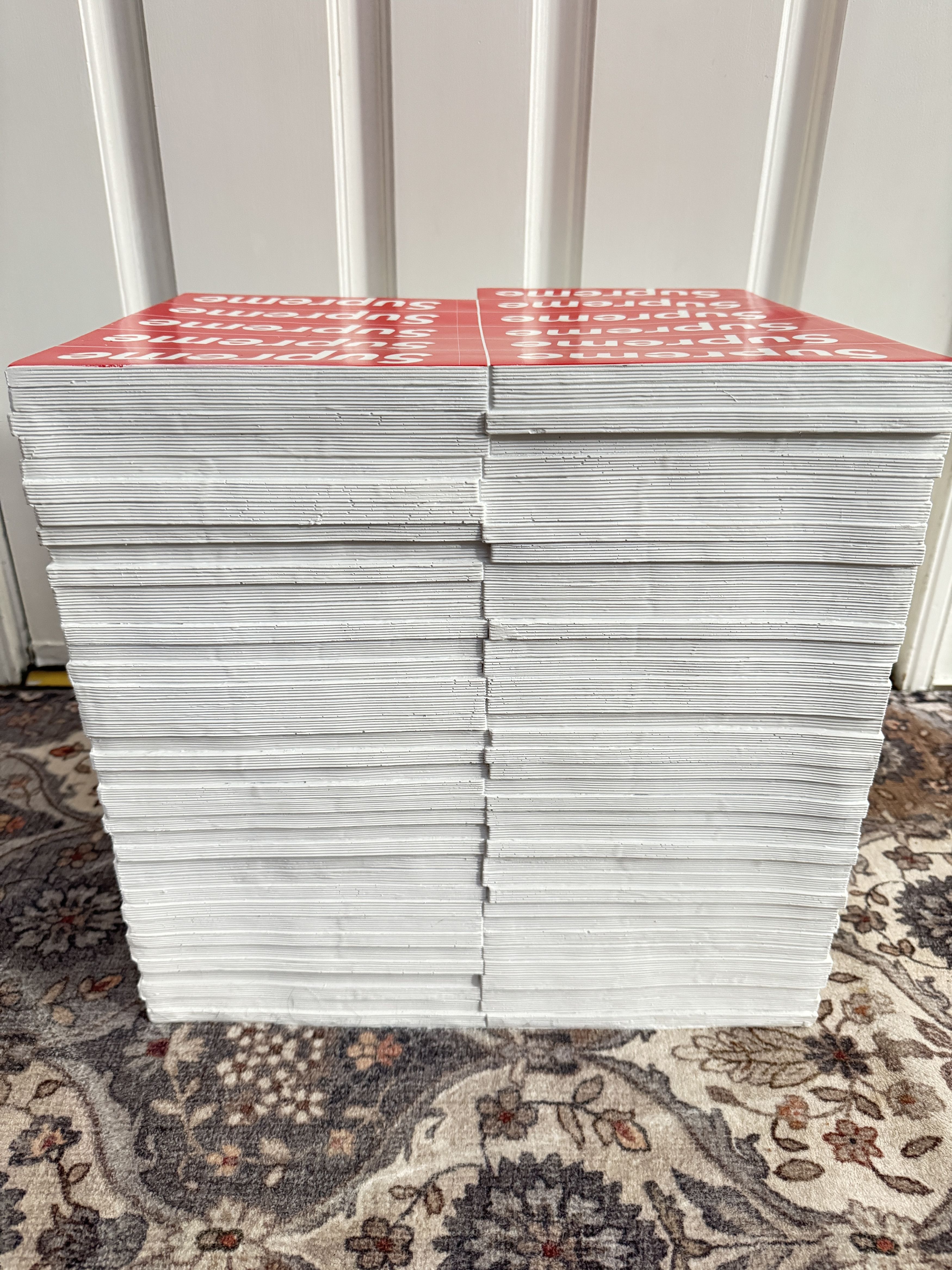 Supreme Supreme Box Logo Sticker Bricks Stool Side Table Size ONE SIZE - 4 Thumbnail