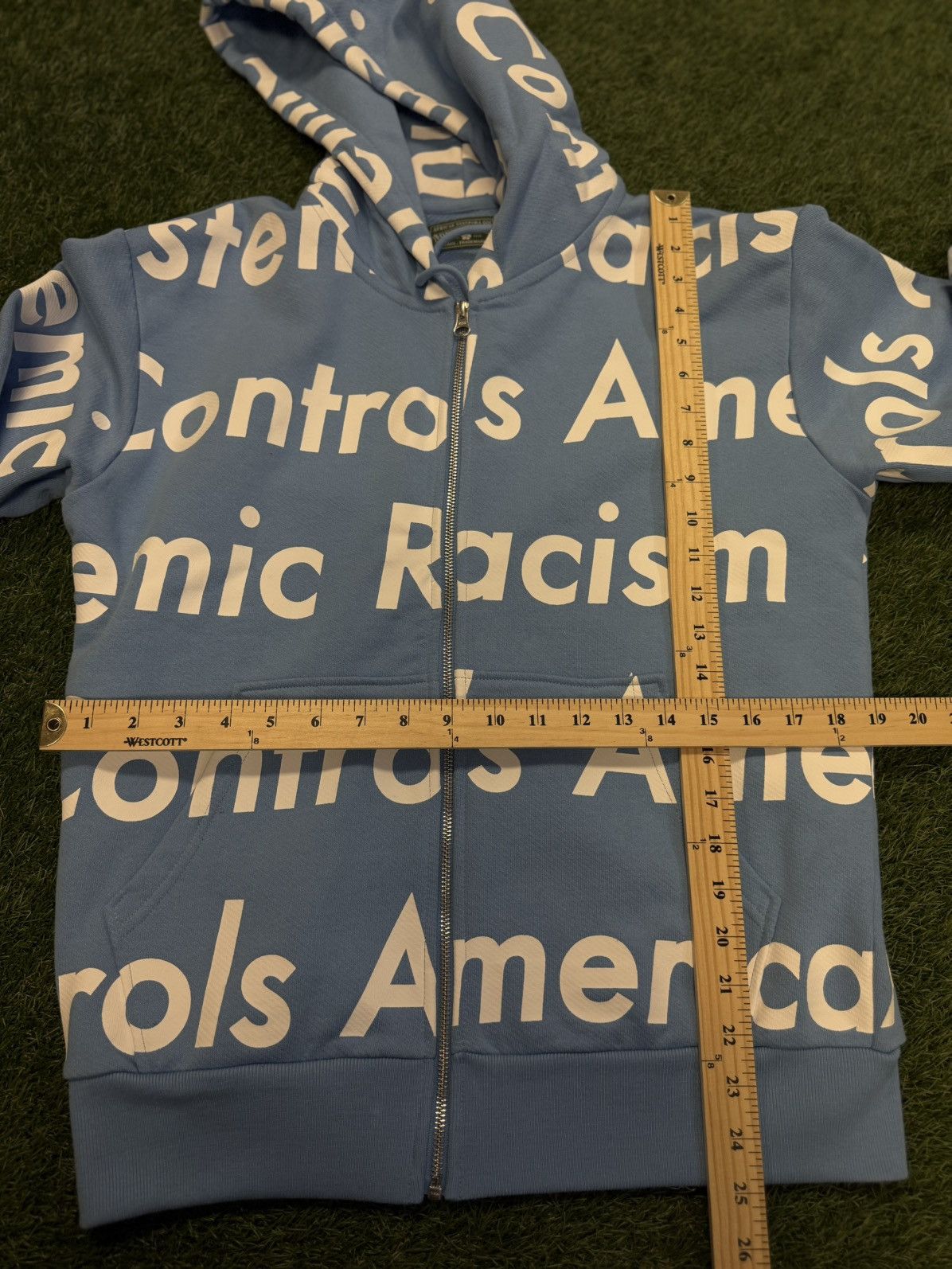 DENIM TEARS Denim Tears Systematic Racism Controls America Hoodie Small Size US S / EU 44-46 / 1 - 7 Thumbnail