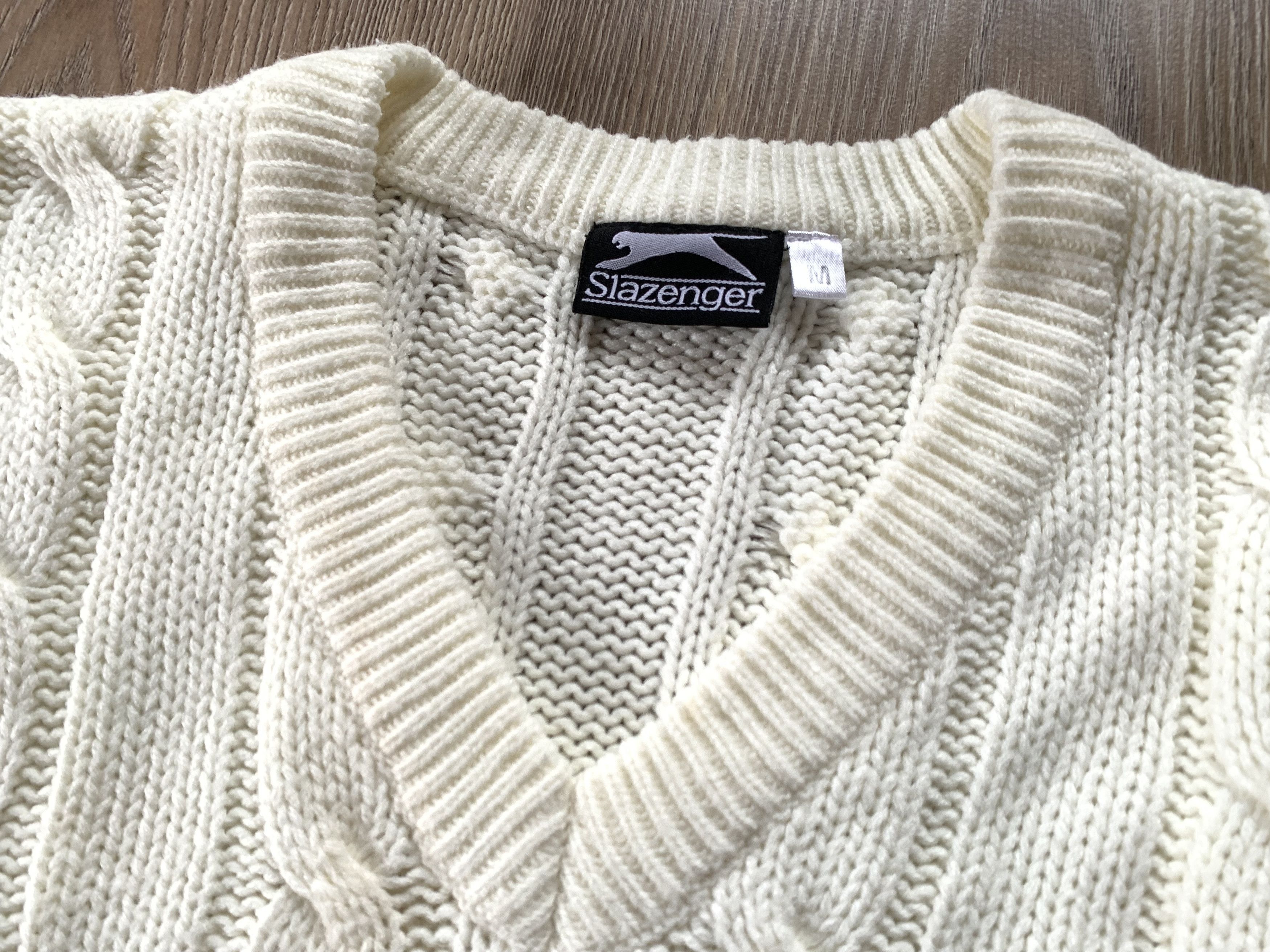 Vintage Vintage Slazenger Knit Wool Sweater Size US M / EU 48-50 / 2 - 7 Thumbnail
