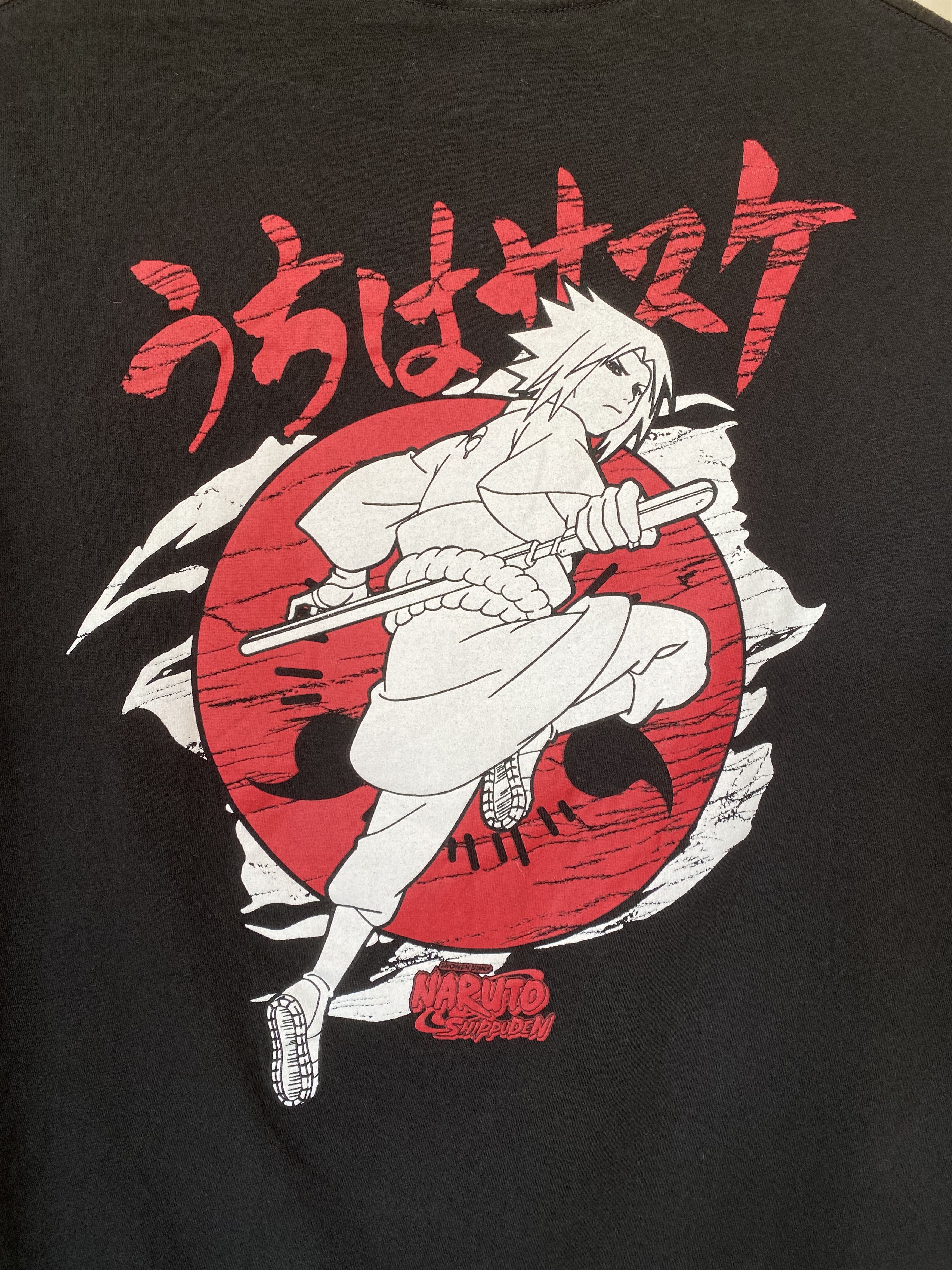Anime Vintage 2000s Naruto Shippuden Anime Movie Sasuke T-shirt Size US L / EU 52-54 / 3 - 9 Thumbnail