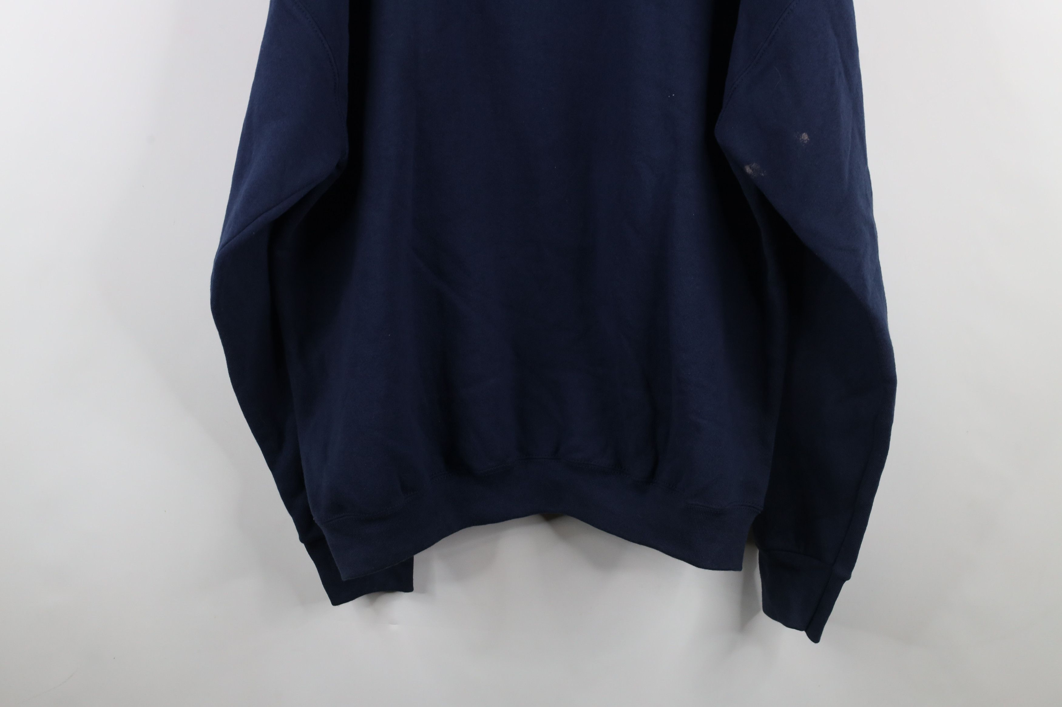 Vintage Vintage 90s Streetwear Luau Crewneck Sweatshirt Navy Blue Size US XXL / EU 58 / 5 - 13 Thumbnail
