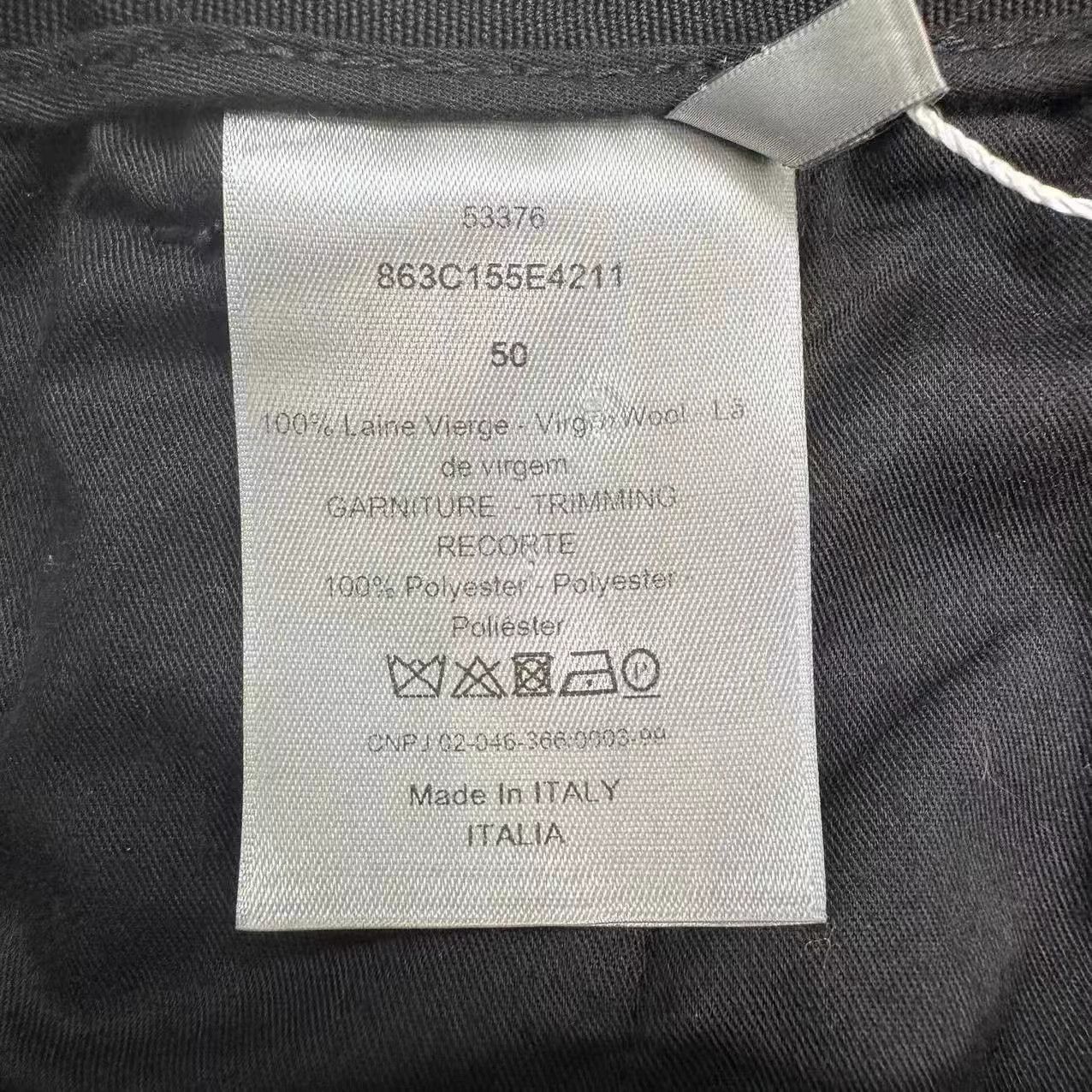Dior DIOR webbing logo cuffed casual pants 50 like new Size US 34 / EU 50 - 4 Thumbnail