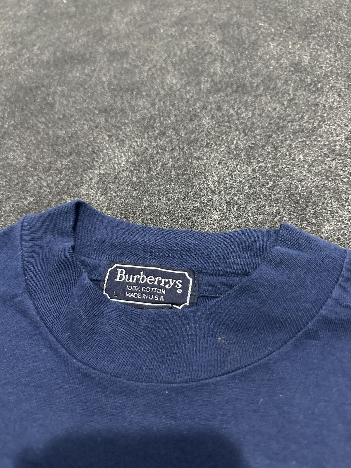 Burberry Vintage Burberry's Spellout Logo T-Shirt Size US L / EU 52-54 / 3 - 5 Thumbnail