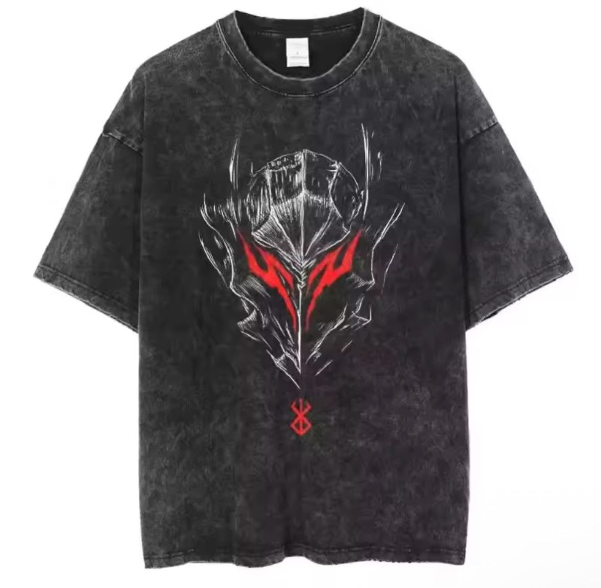 Japanese Brand Y2K Berserk Monster Print Washed Short Sleeve T-Shirt Size US M / EU 48-50 / 2 - 1 Thumbnail