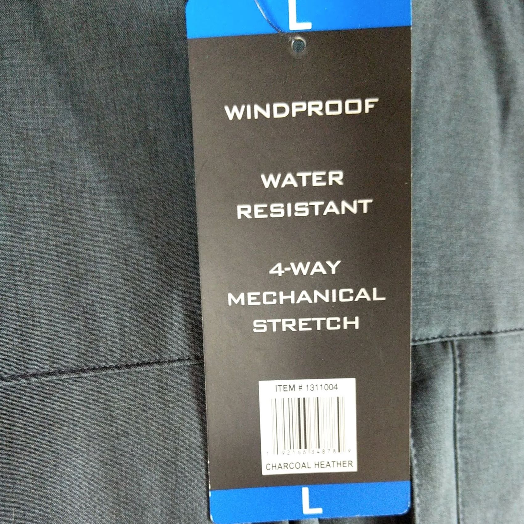 Weatherproof VINTAGE? No. WEATHERPROOF STRETCH TECH Jacket Full Zip Coat Large Weatherproof Mens Gray Regular L New With Tags Size US L / EU 52-54 / 3 - 6 Thumbnail