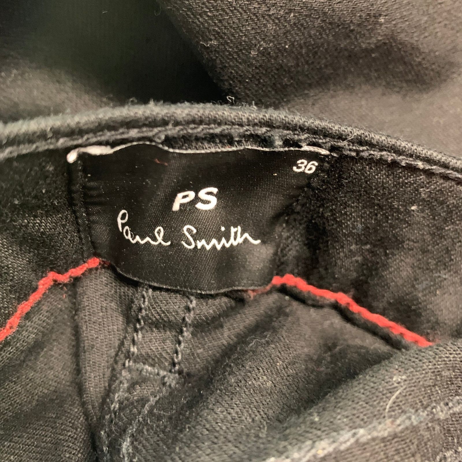 Paul Smith PAUL SMITH Size 36 Black Cotton Blend Jeans Size US 36 / EU 52 - 6 Thumbnail