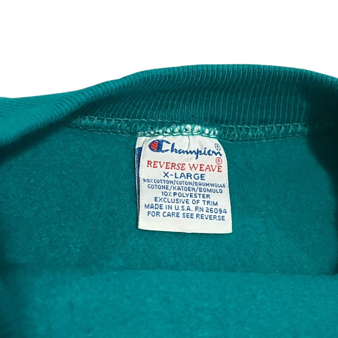 Champion × Vintage VINTAGE 1990s Champion Reverse Weave Blank Size US XL / EU 56 / 4 - 3 Thumbnail