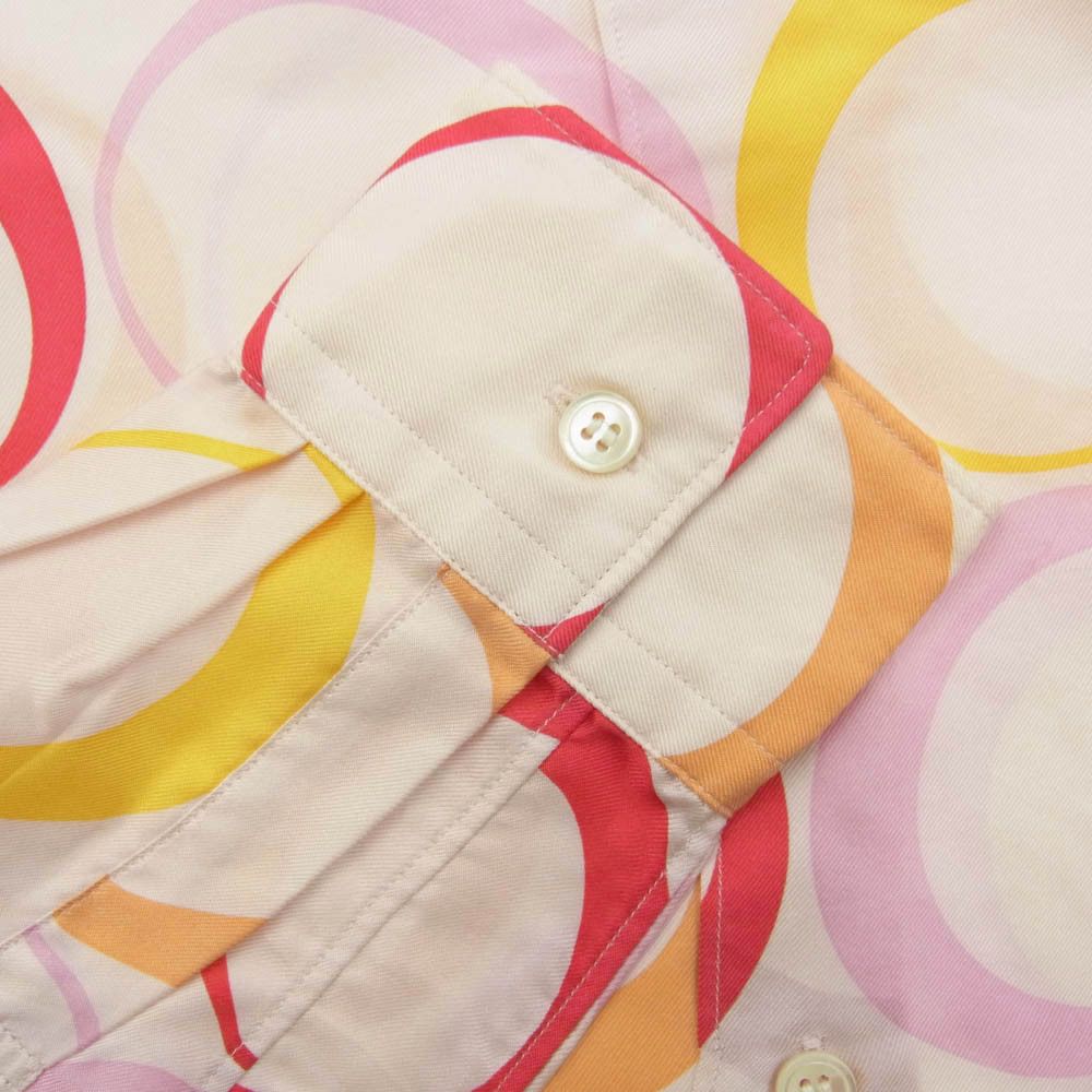 Comme des Garcons Homme Plus Shirt Allover pattern silk circle long sleeve Multicolor Size US XS / EU 42 / 0 - 5 Thumbnail