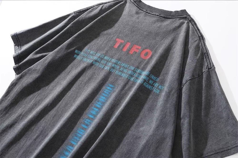 Band Tees × Vintage Washed distressed sci-fi silhouette print men's T-shirt Size US L / EU 52-54 / 3 - 5 Thumbnail