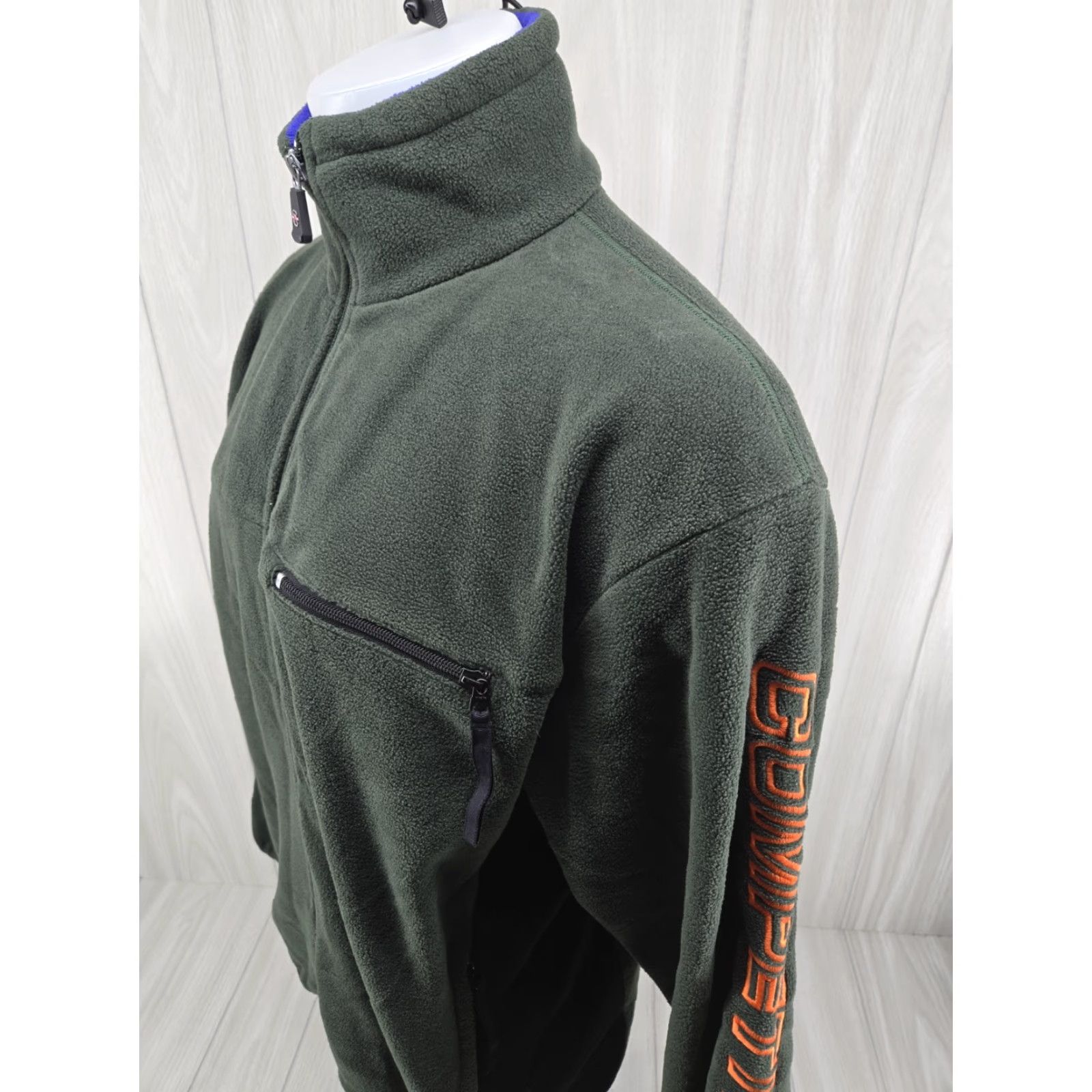 Nautica Nautica Competition Jacket Mens XL Green Parka Winter Fleece 90s Spellout Jacket Size XL Green Nautica Windbreaker 90s Theme Mens Size US XL / EU 56 / 4 - 4 Thumbnail