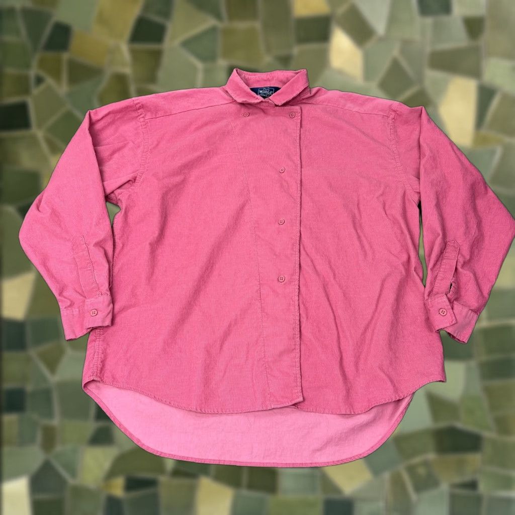 Vintage Woolrich Shirt Women 14 Pink Corduroy Button-Front Long Sleeve Collared 100% Cotton Vintage? No (use correct) - Womens Apparel Size XL / US 12-14 / IT 48-50 - 1 Thumbnail