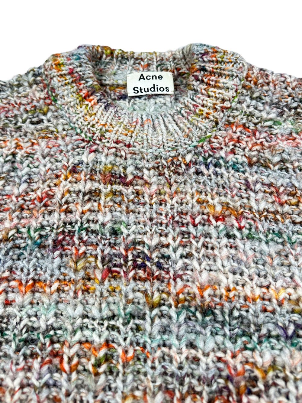 Acne Studios Acne Studios Zora Multicoloured Chunky Knitted Sweater Size US S / EU 44-46 / 1 - 4 Thumbnail