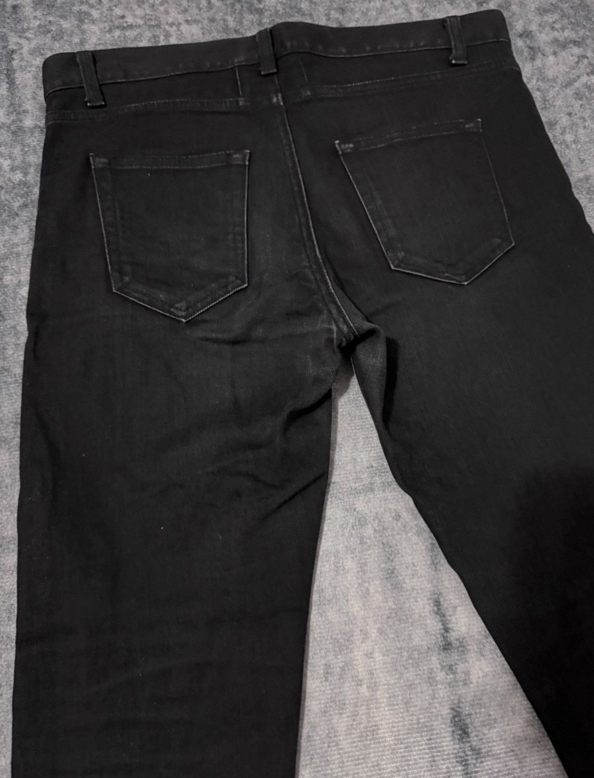Saint Laurent Paris Saint Laurent (SLP) 16FW Frayed Hem Knee Slash Denim Jeans Size US 31 - 4 Thumbnail
