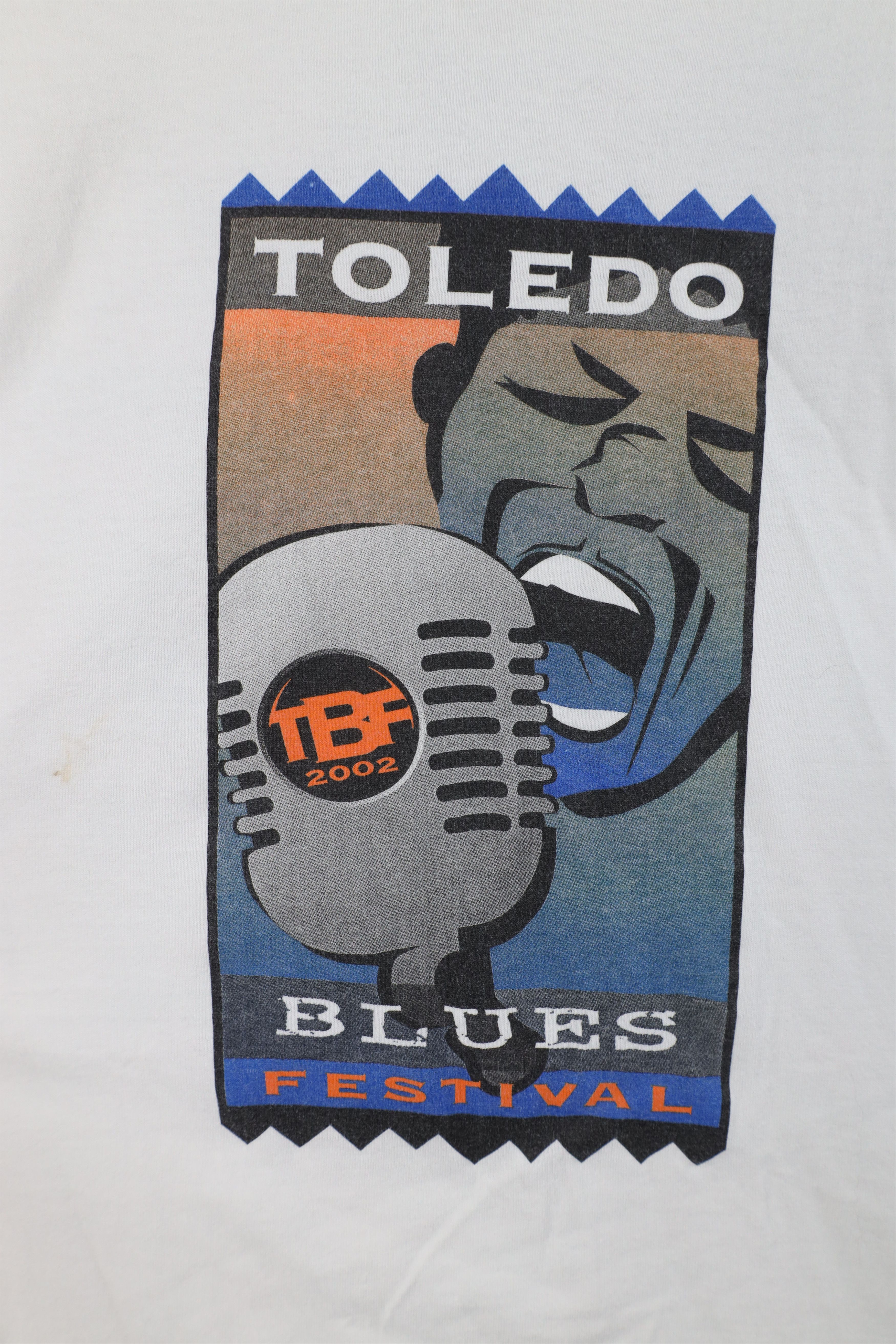 Vintage Vintage Y2K Ohio Blues Festival Music Short Sleeve T-Shirt Size US XL / EU 56 / 4 - 4 Thumbnail