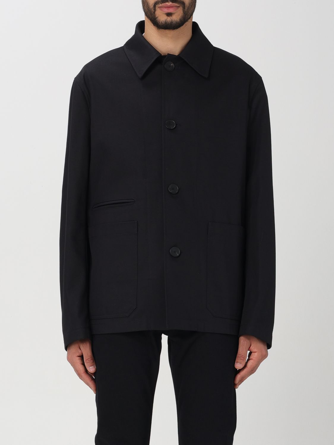 image of Lanvin Jacket Men Black (Size Large)