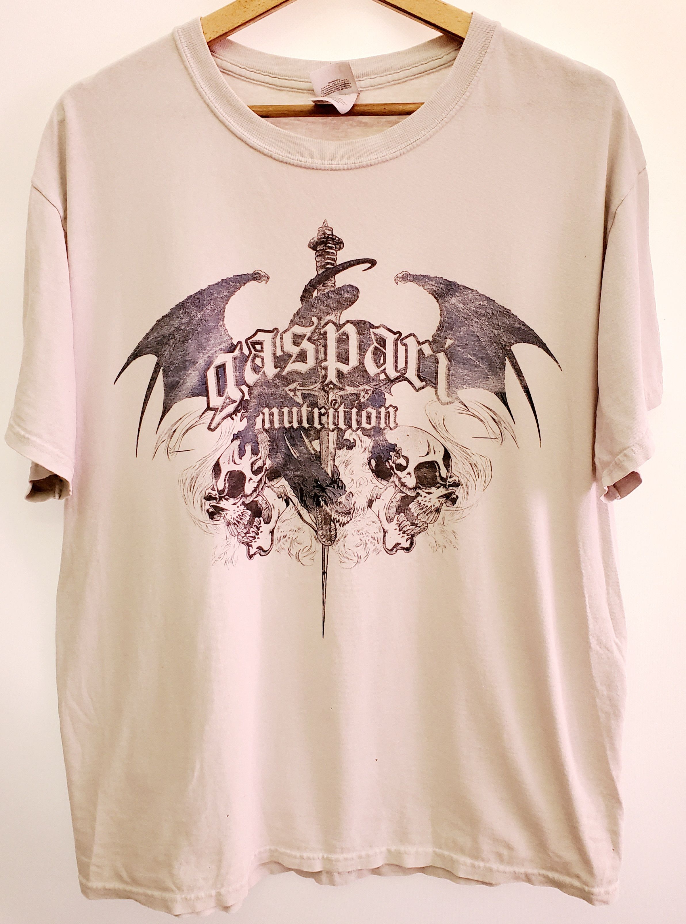 Japanese Brand × Vintage Vintage Gaspari Nutrition T-Shirts Skull size L Size US L / EU 52-54 / 3 - 1 Thumbnail