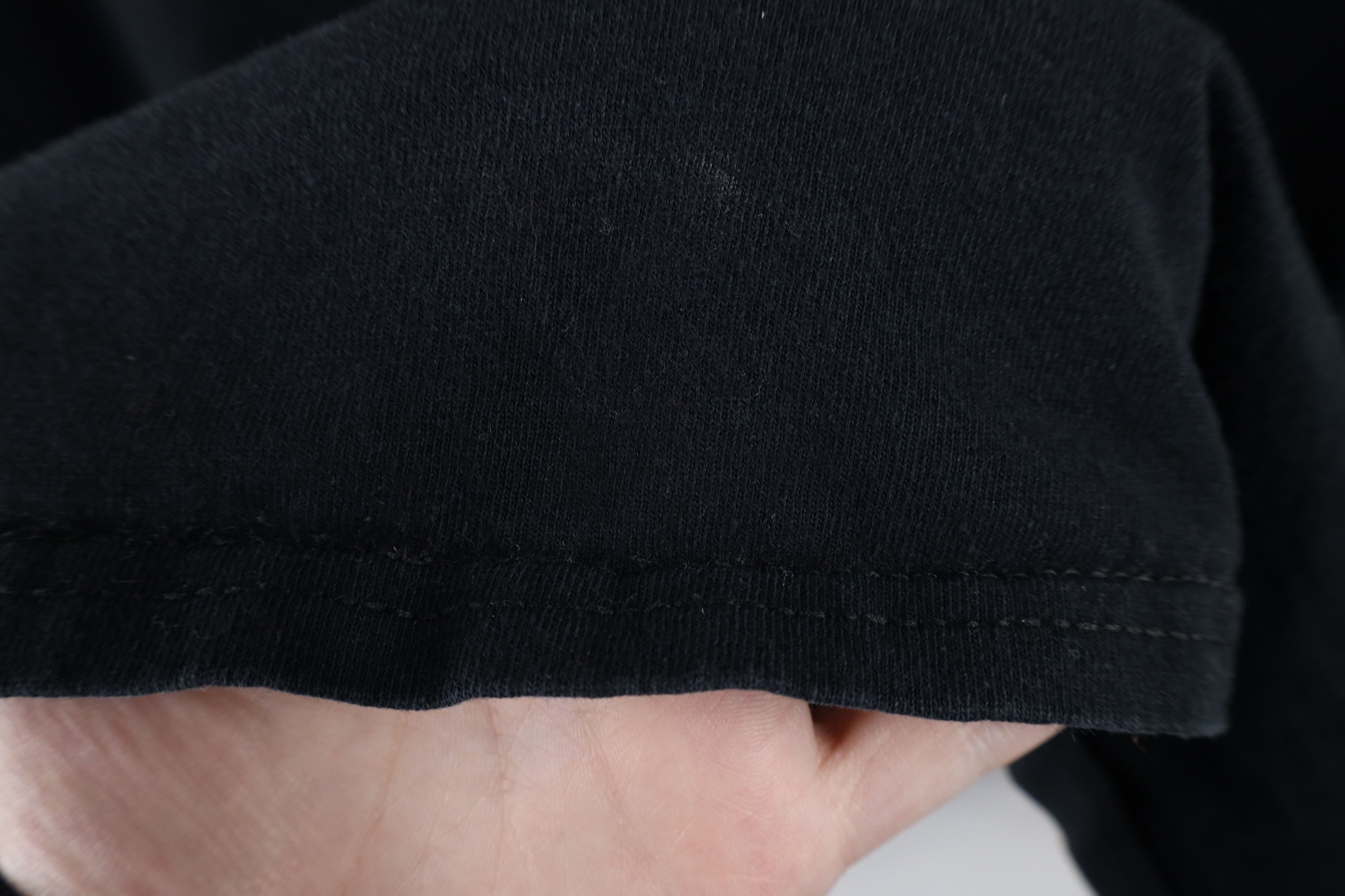 Vintage Vintage 90s Streetwear Long Sleeve T-Shirt Black Cotton Size US L / EU 52-54 / 3 - 4 Thumbnail