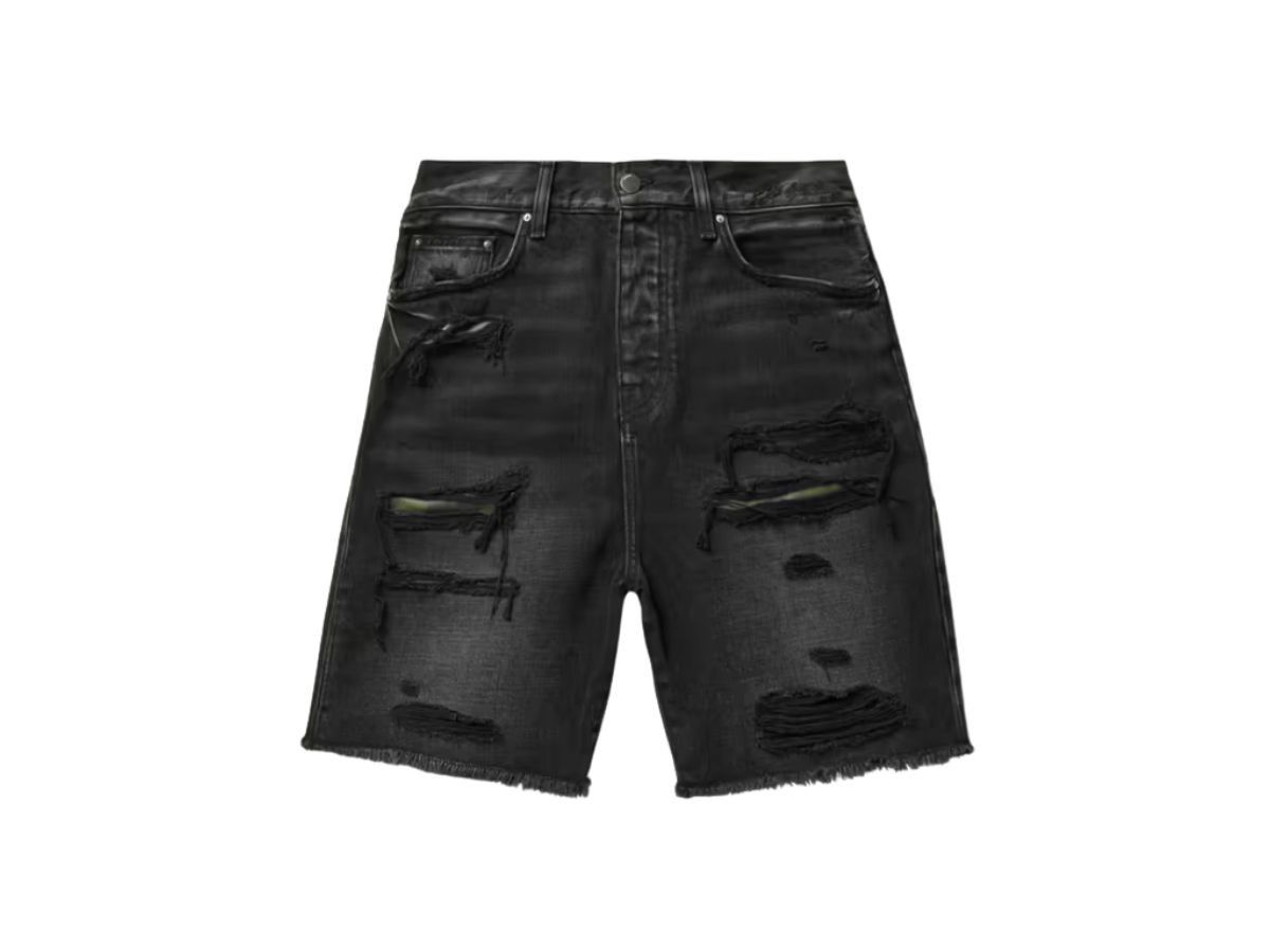 Amiri o1gr1nt0824 Camo Patch Short in Black Size US 31 - 1 Preview