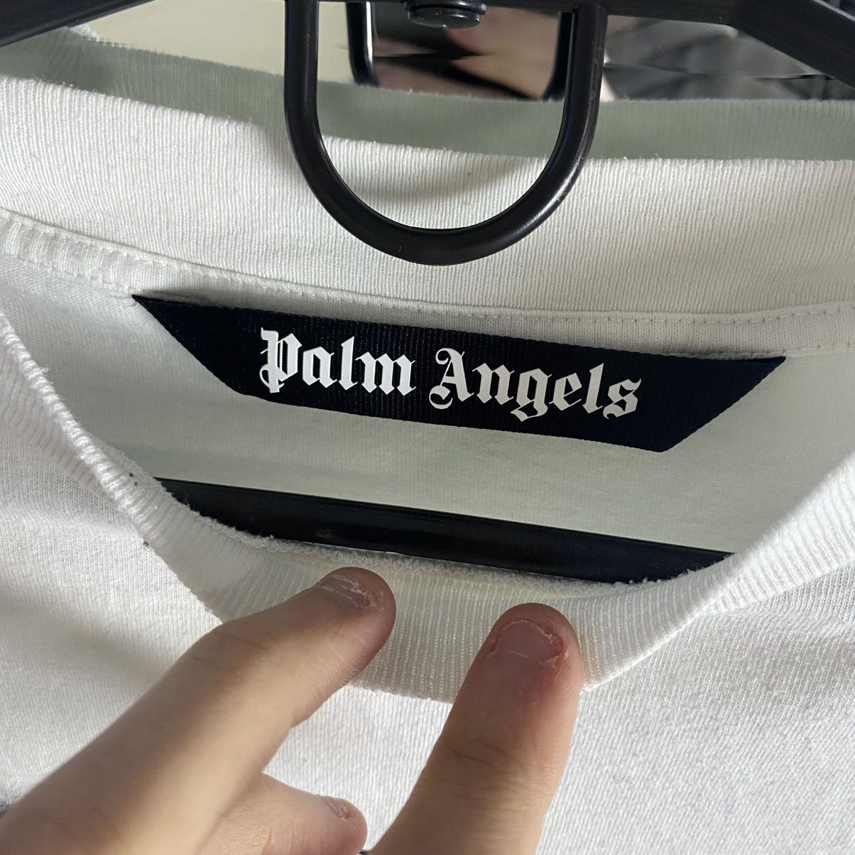 Palm Angels Palm Angels T Shirt Black Spayed Paris Size US XL / EU 56 / 4 - 4 Thumbnail