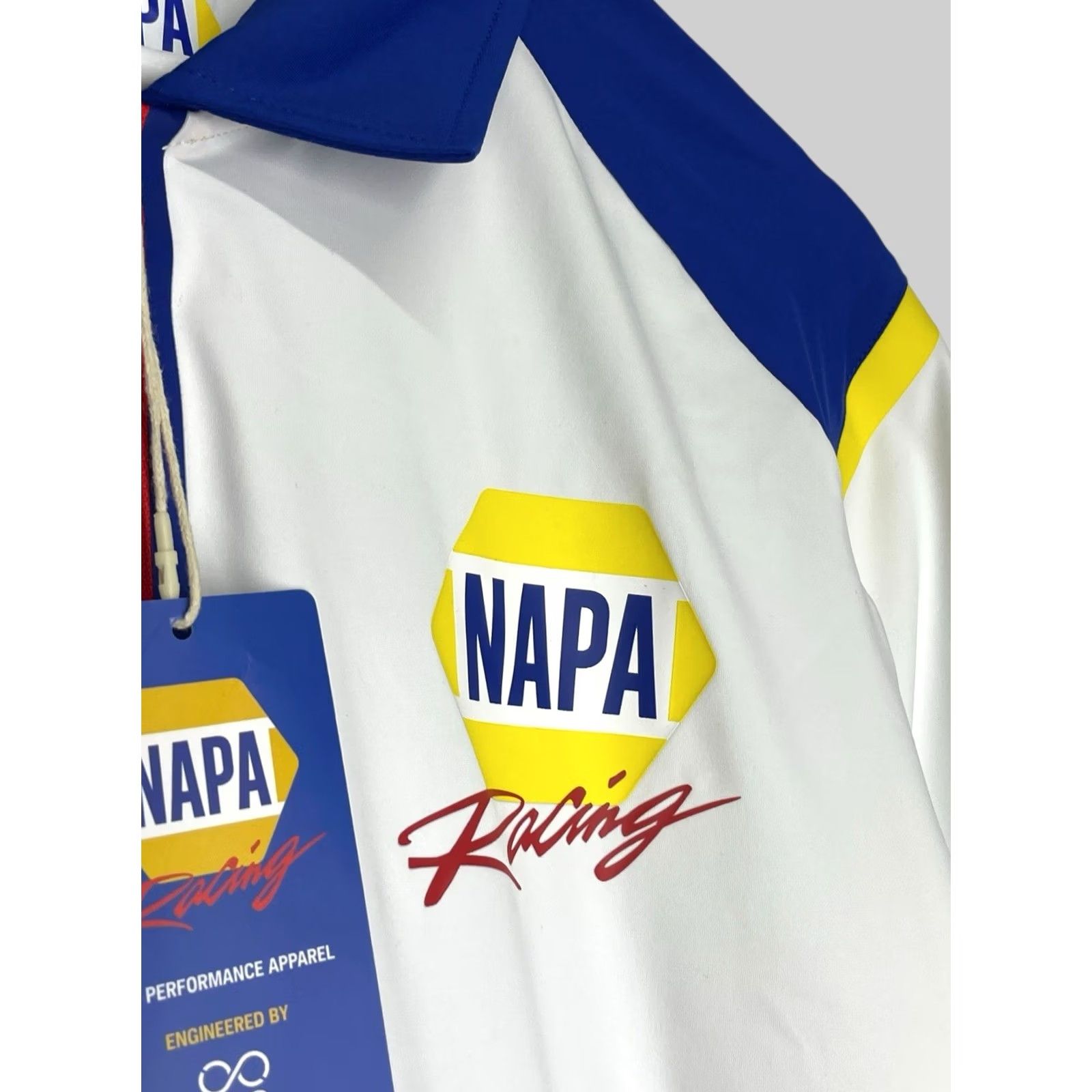 Vintage Napa Racing Team Polo 1/4 Zip T-Shirt NWT BTCC Men’s Size US L / EU 52-54 / 3 - 5 Thumbnail